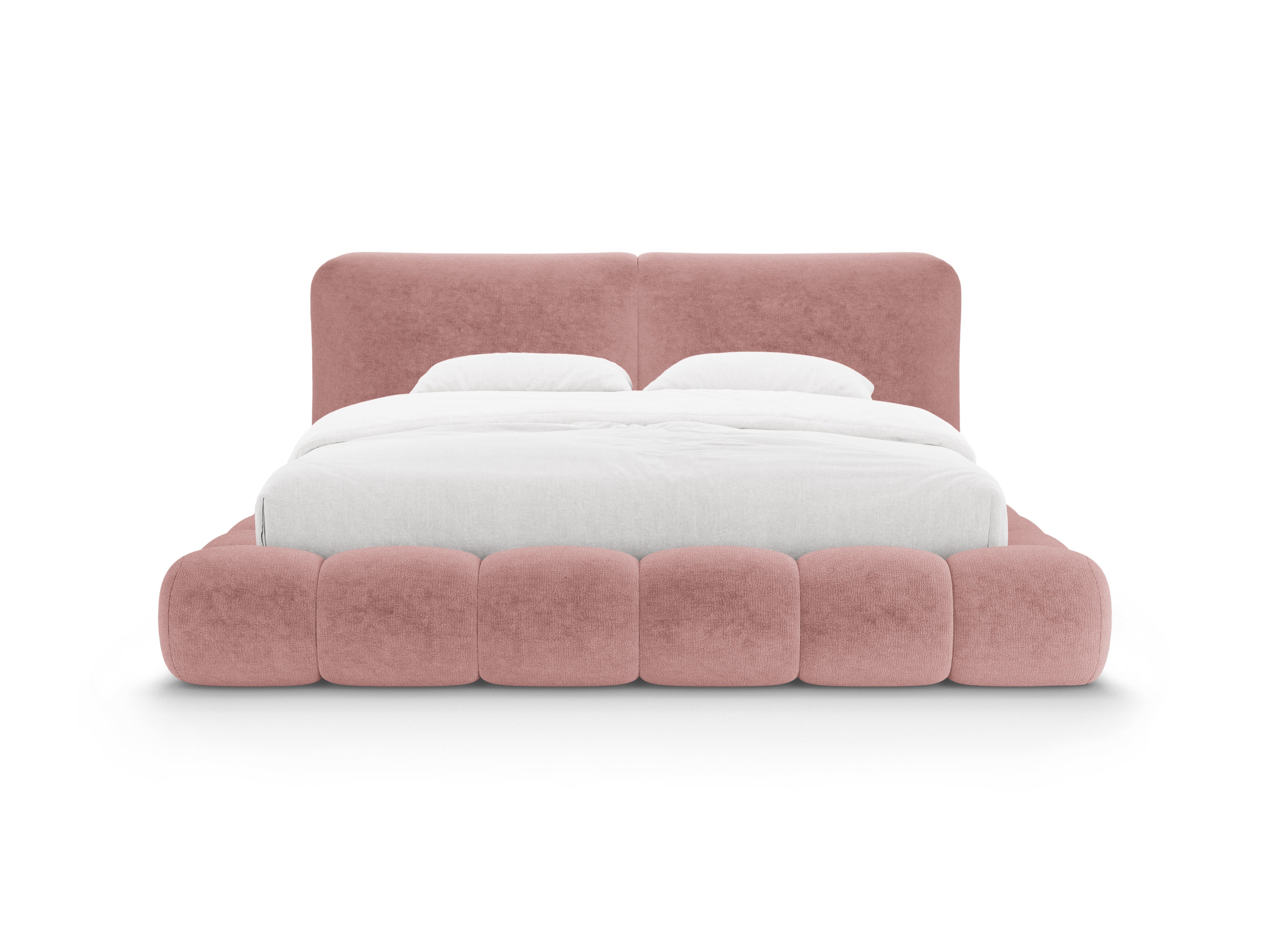 SOLANGE Bed Pink Chenille