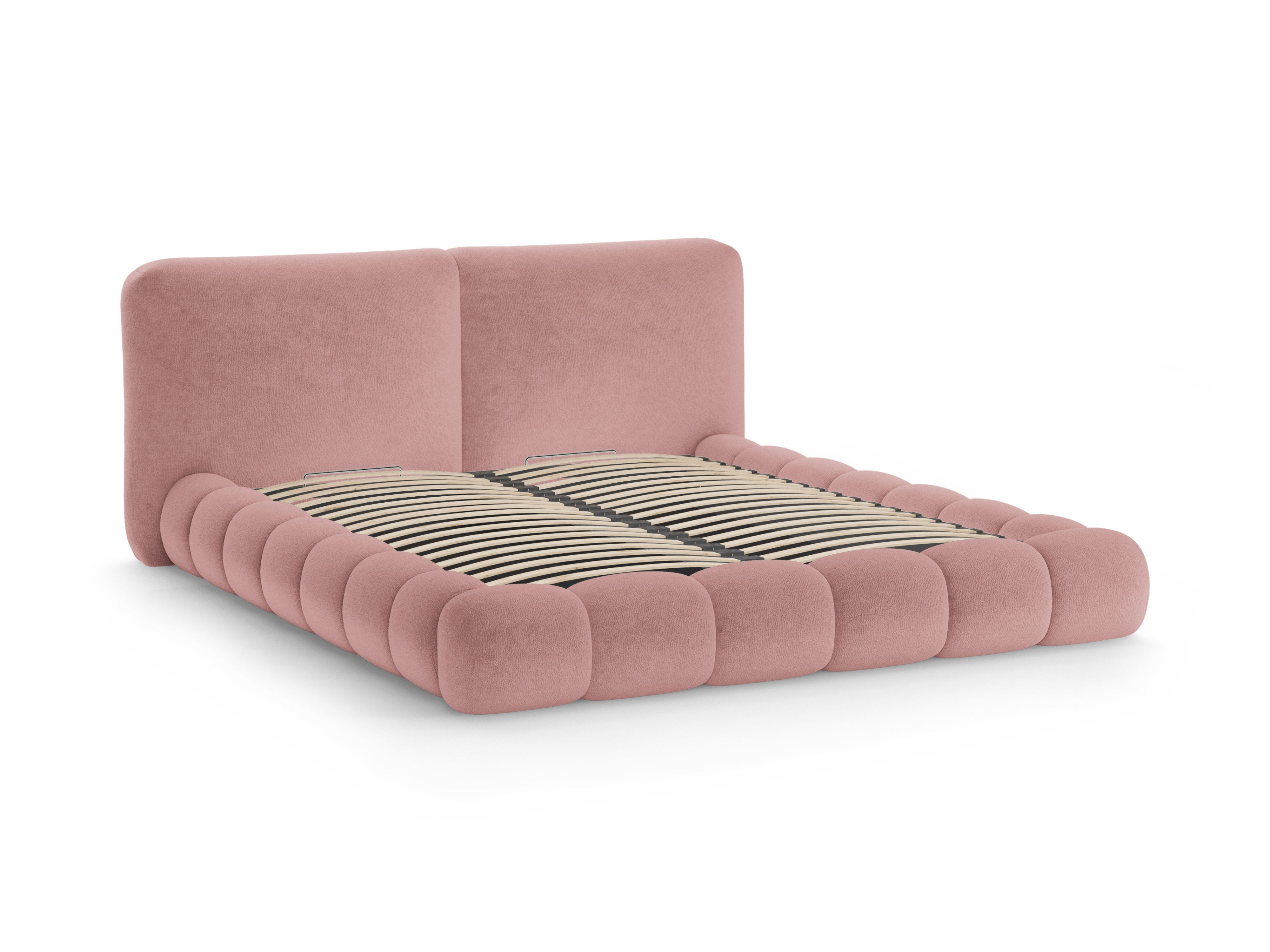 SOLANGE Bed Pink Chenille