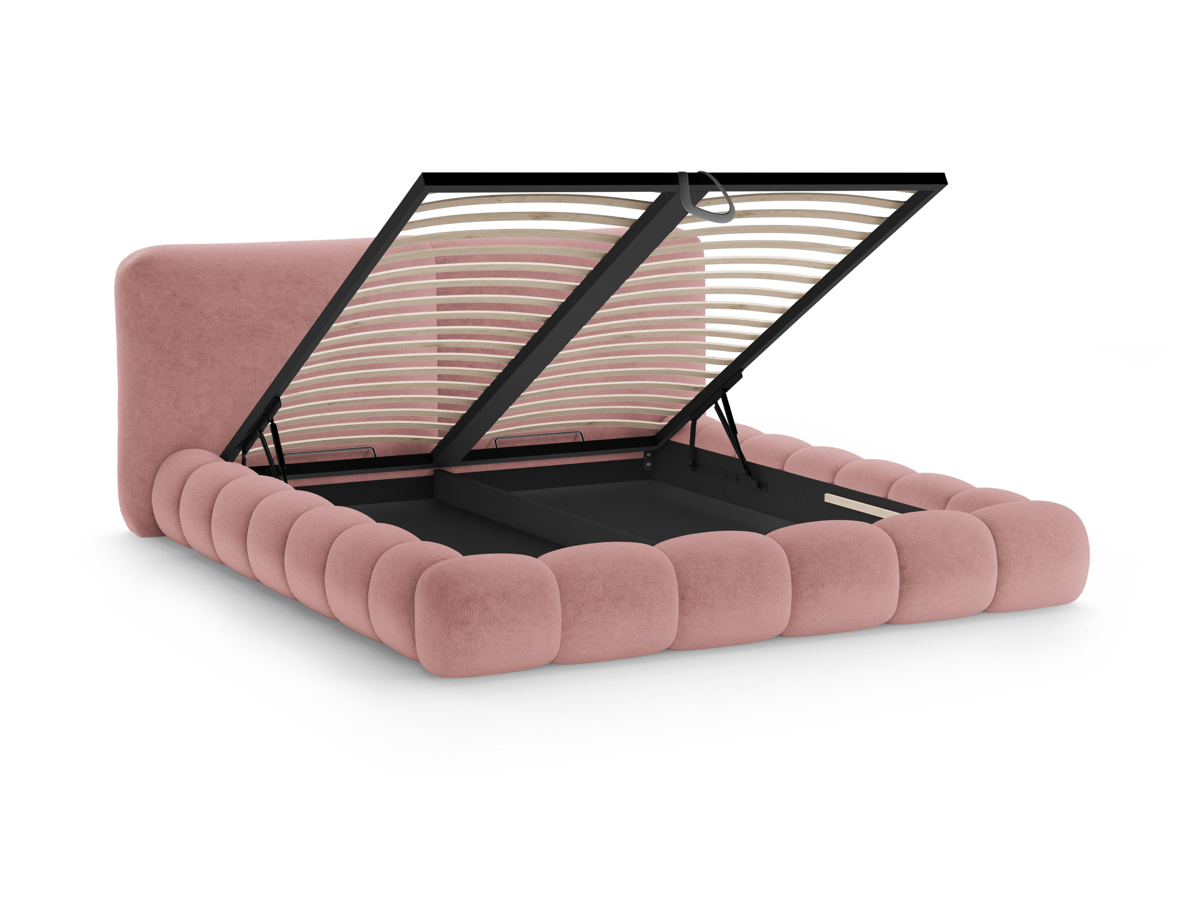 SOLANGE Bed Pink Chenille