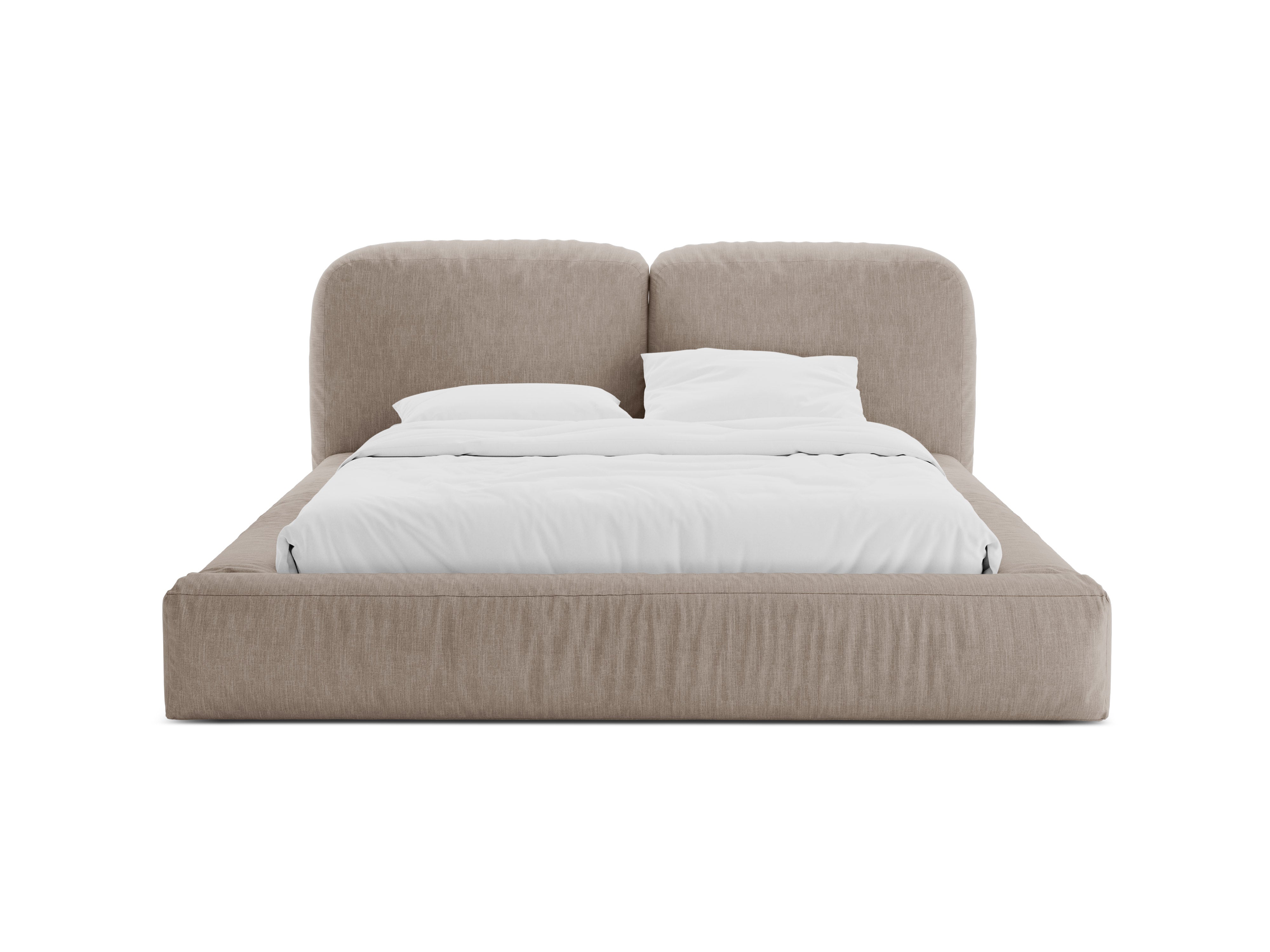 MARTINA Bed Dark Beige