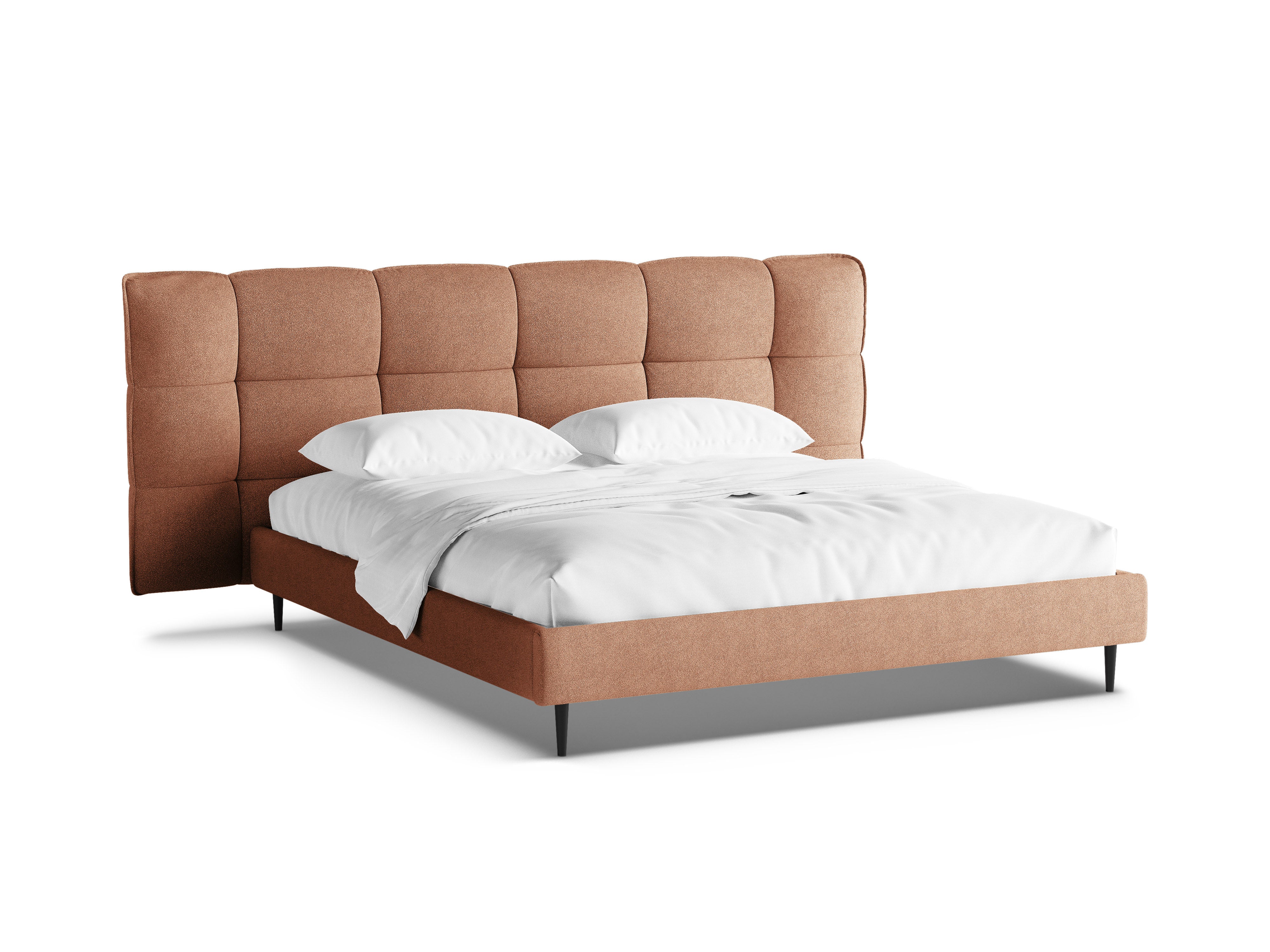 Posteľ ERIC broskyňový boucle