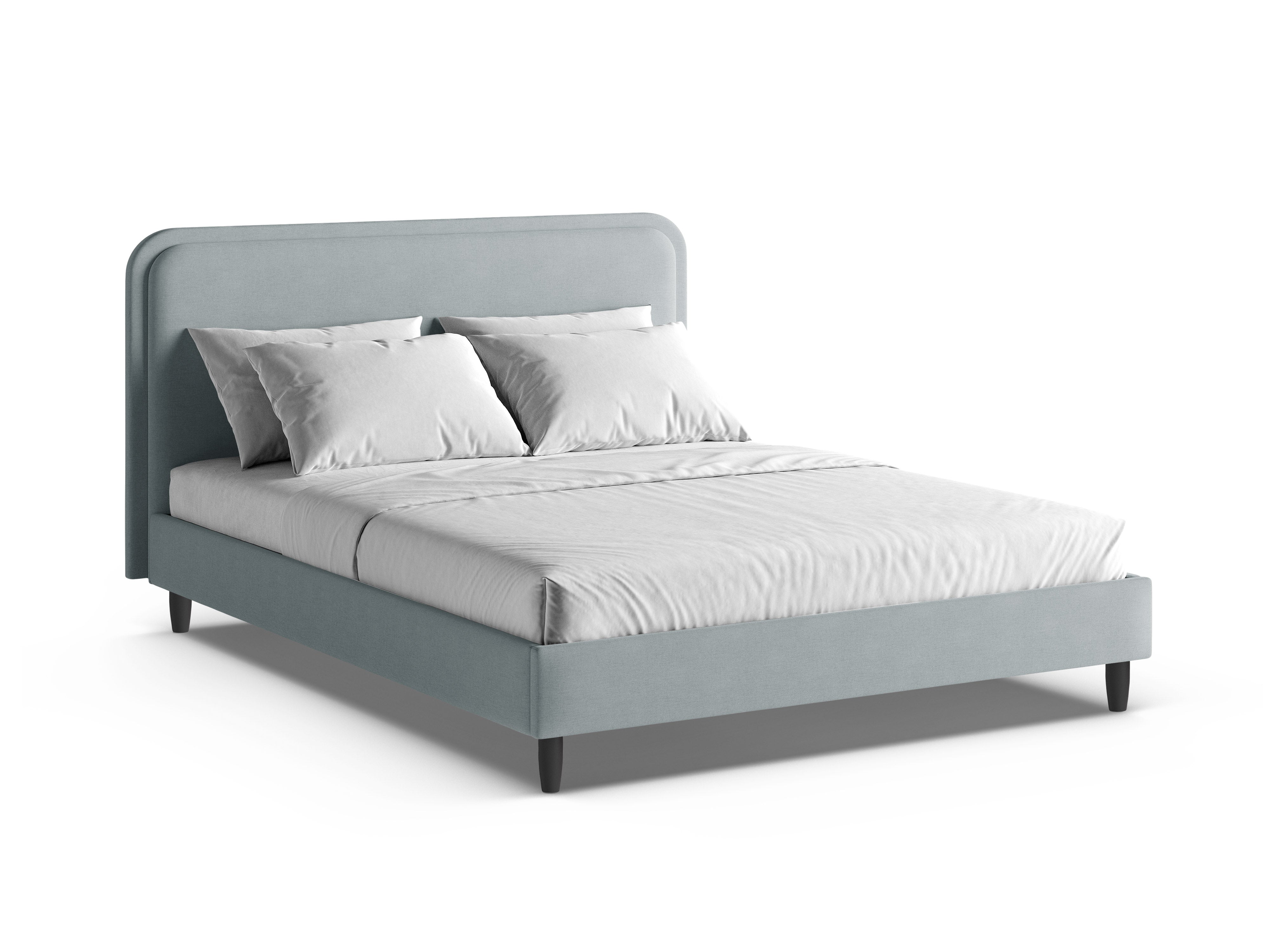 AVELINE bed satin blue