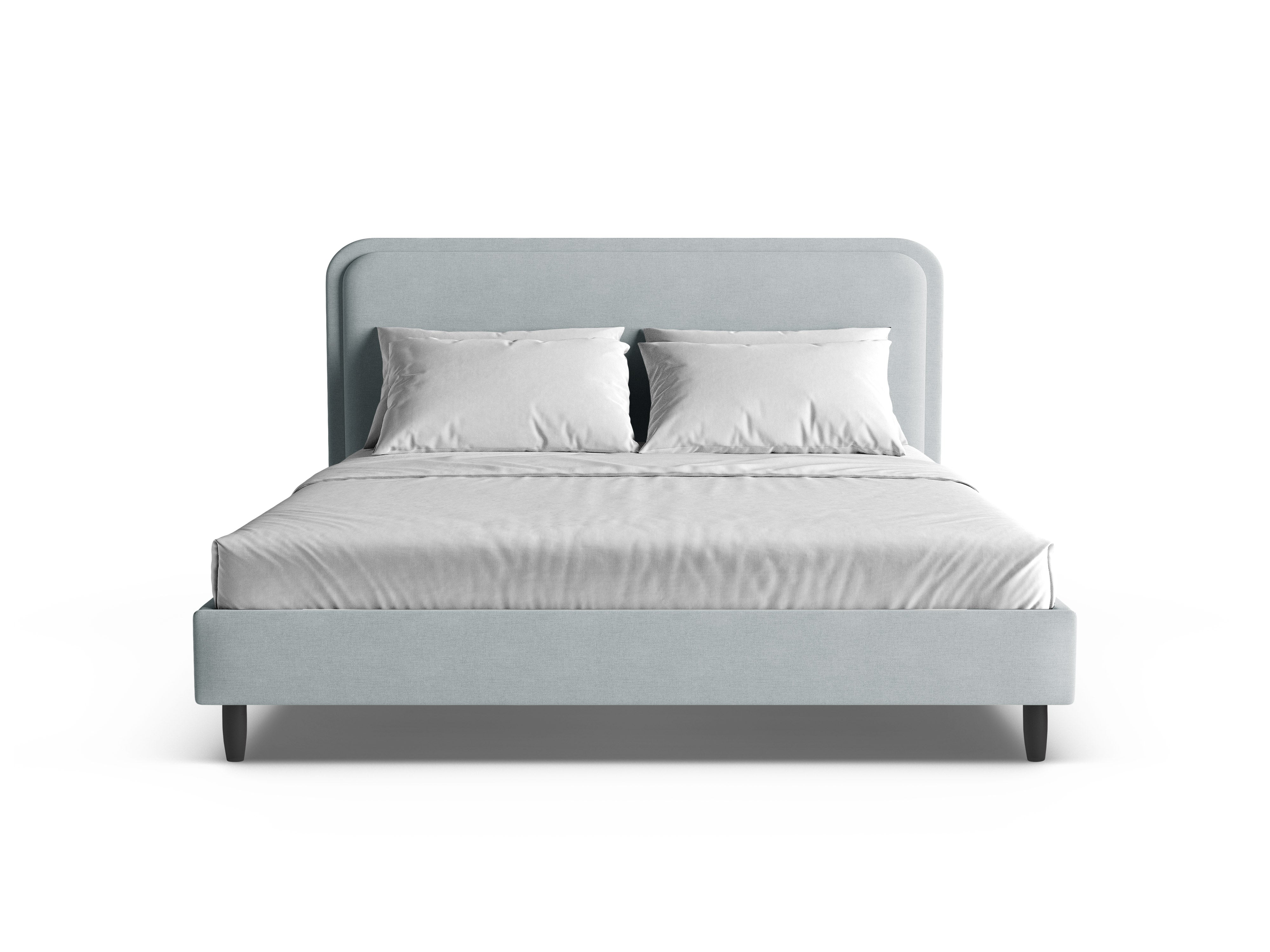AVELINE bed satin blue