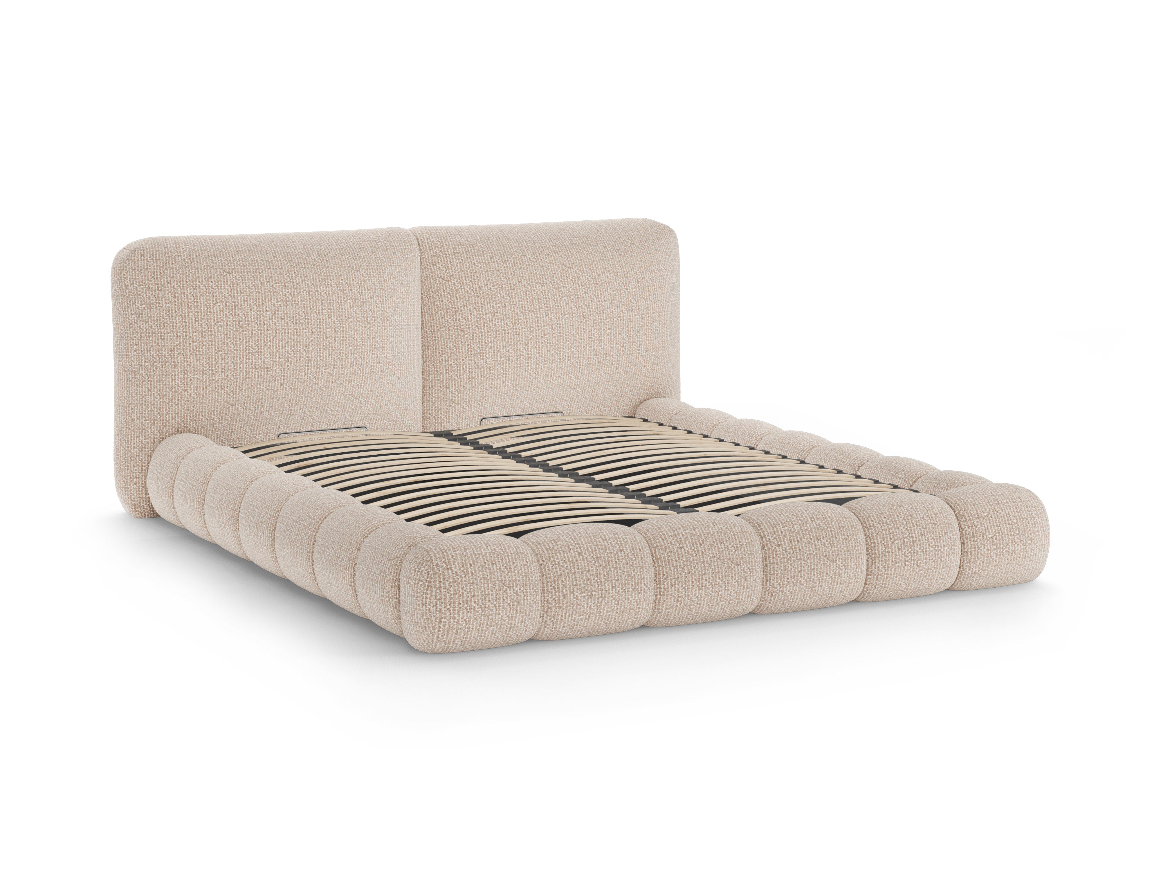 SOLANGE Bed in Sand Mélange