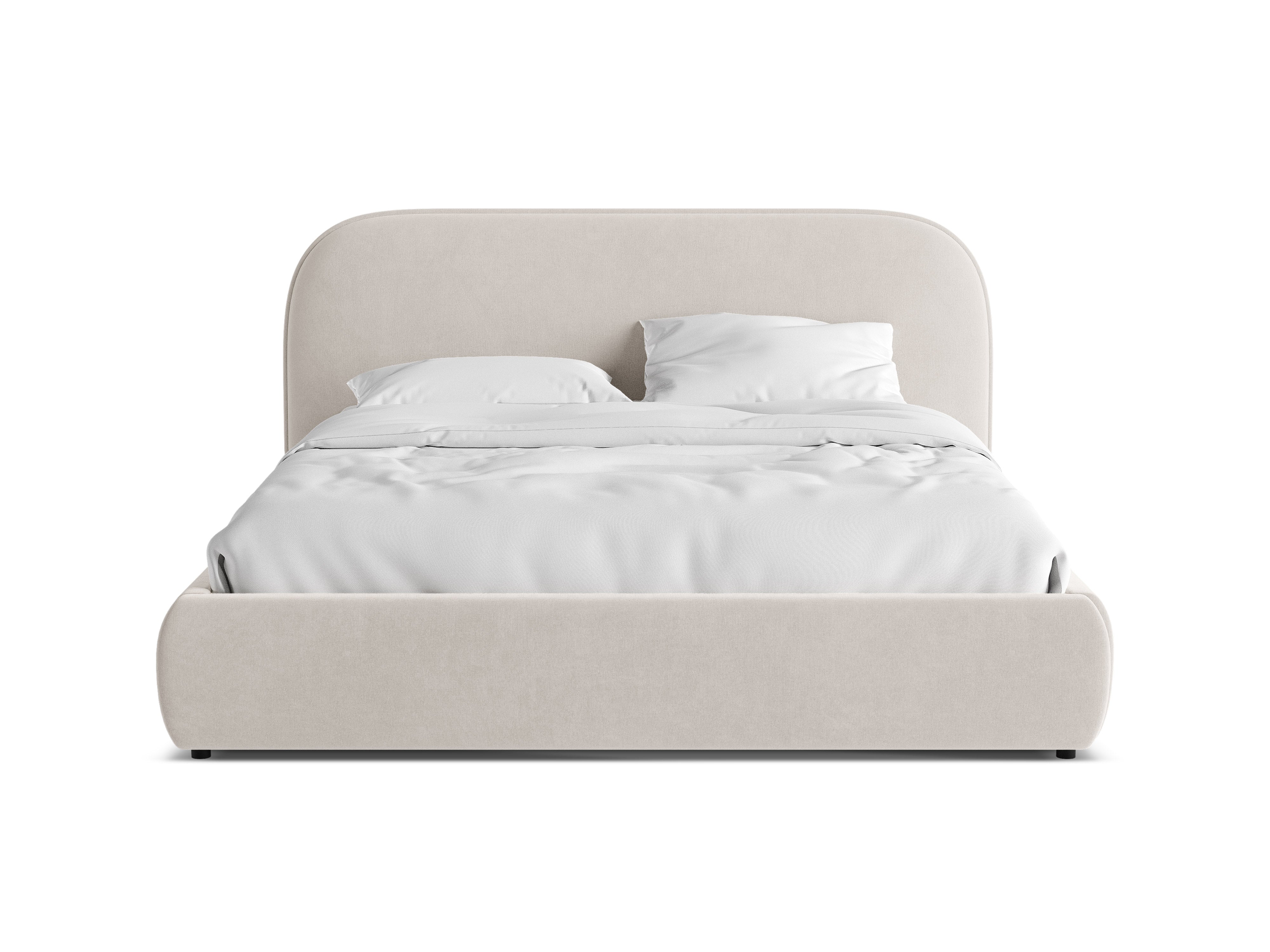 Velvet Bed MURADA Beige