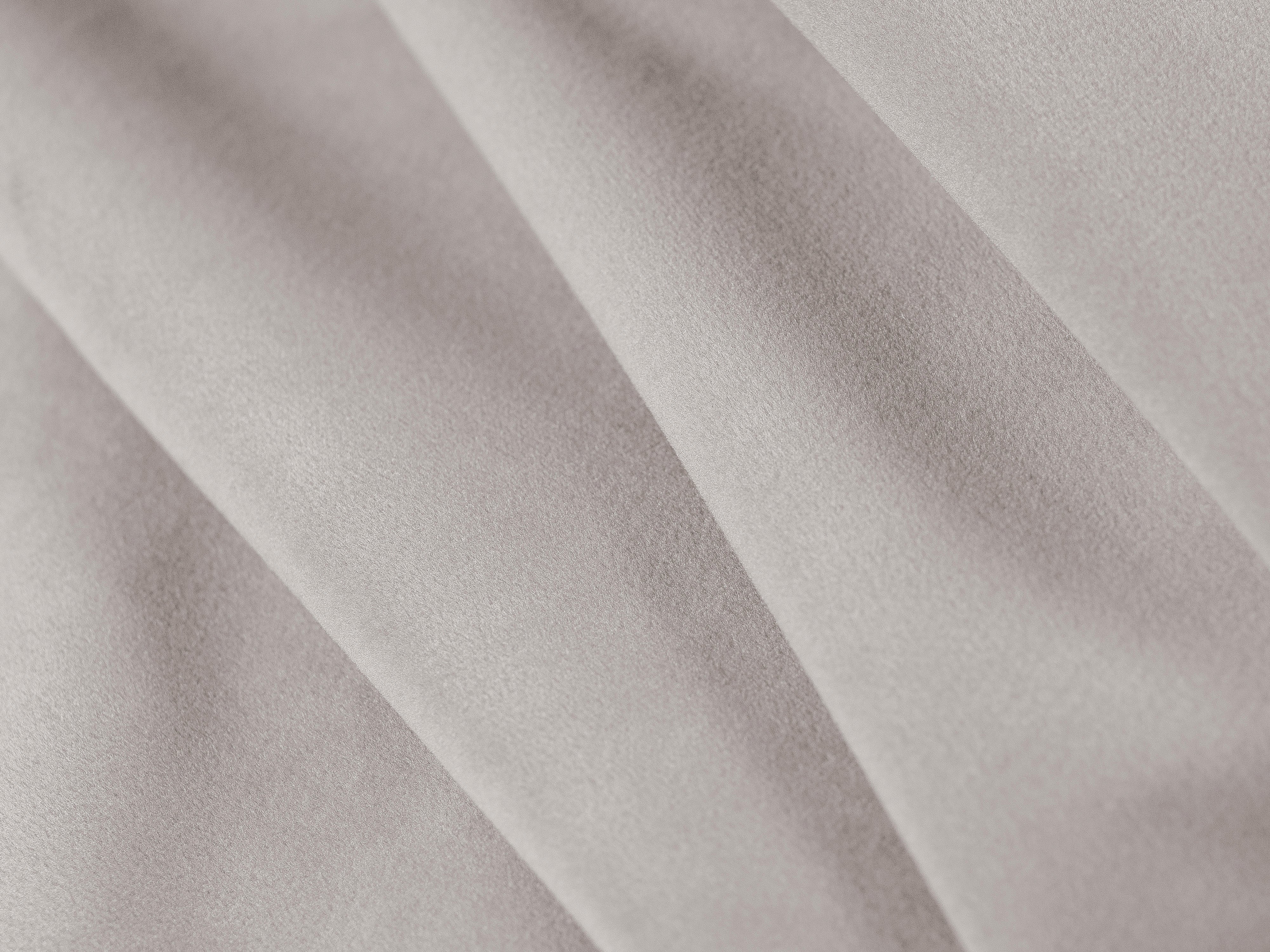 Posteľ z jemného sametu MURADA svetlo šedá