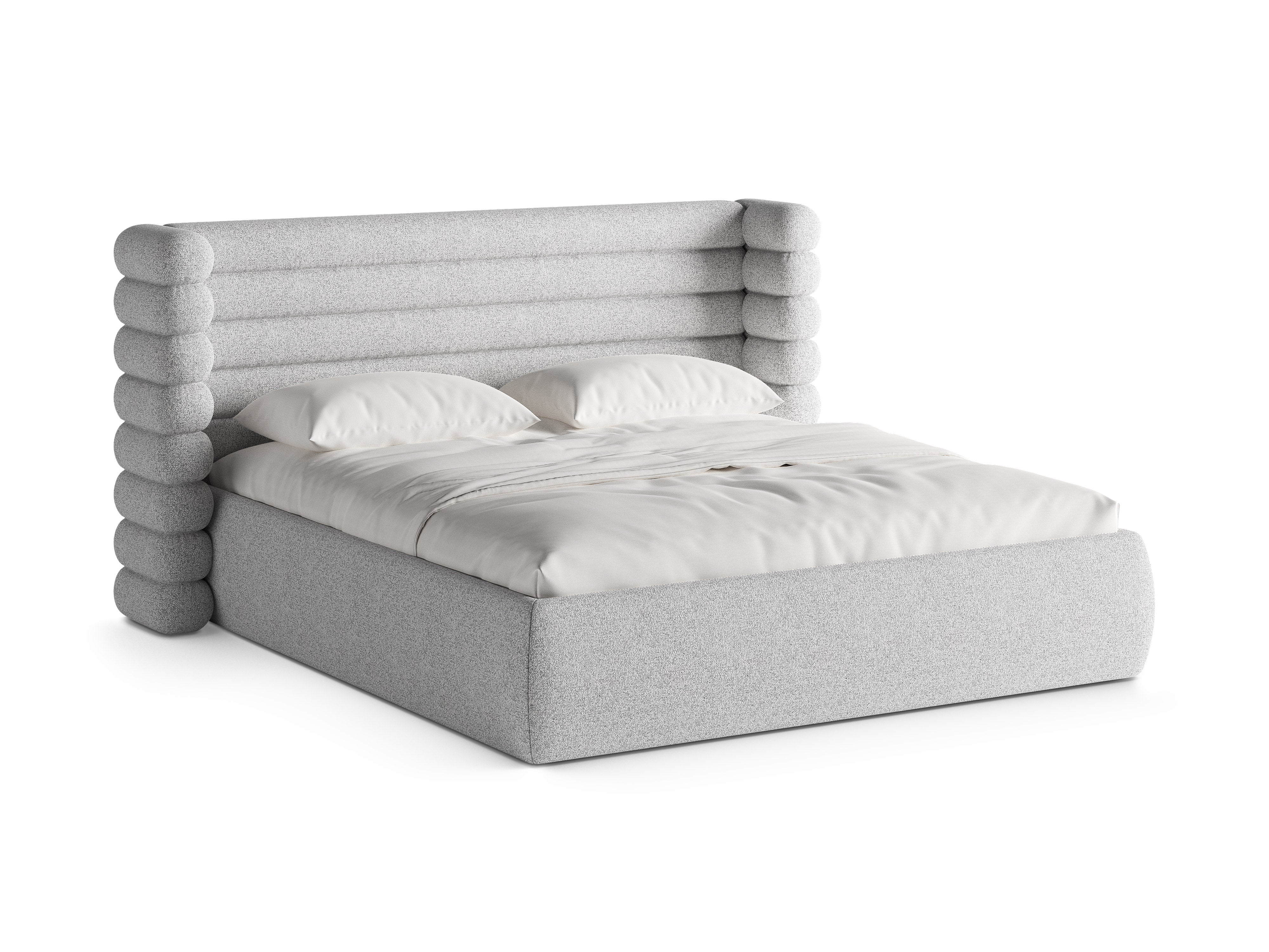 MOUNT Bed Light Gray Mélange