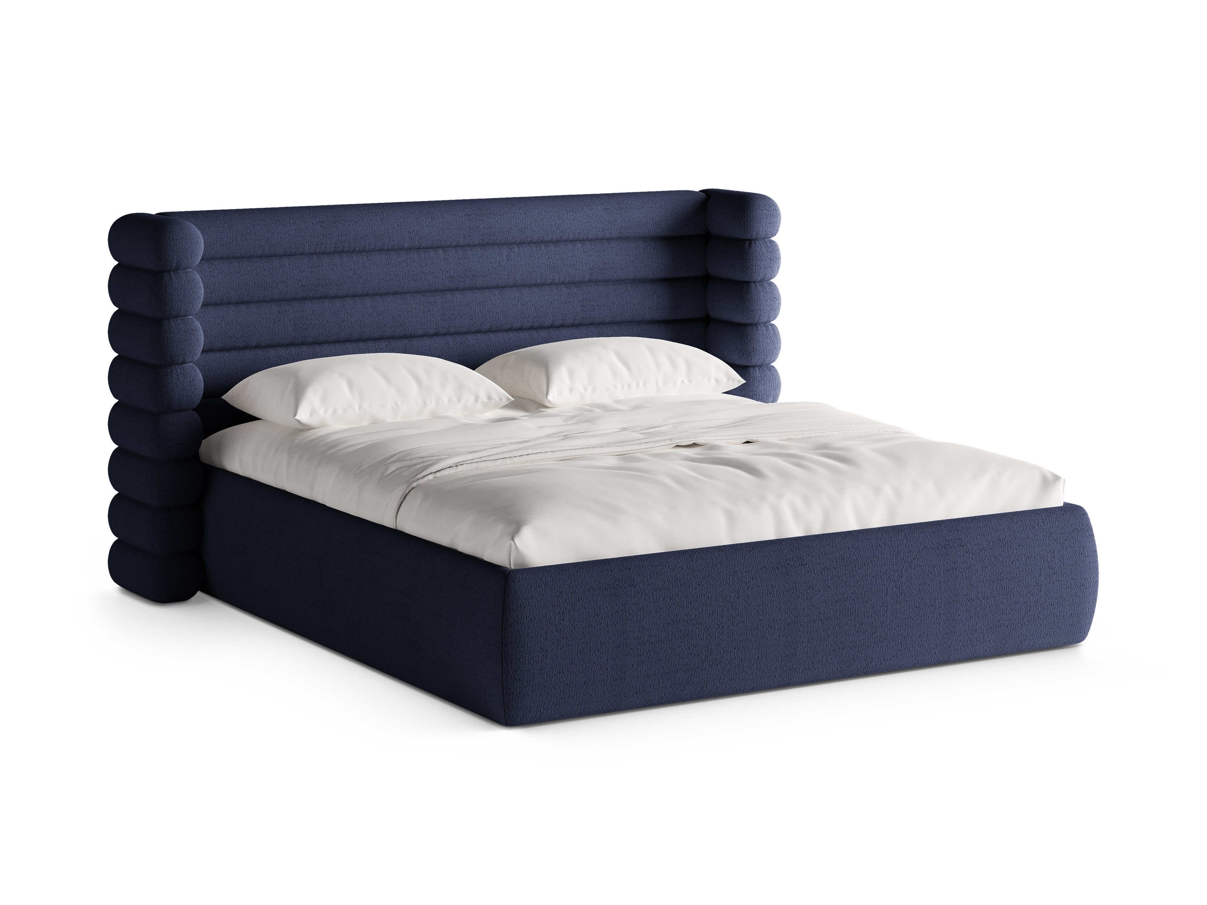 MOUNT Sea Blue Boucle Bed