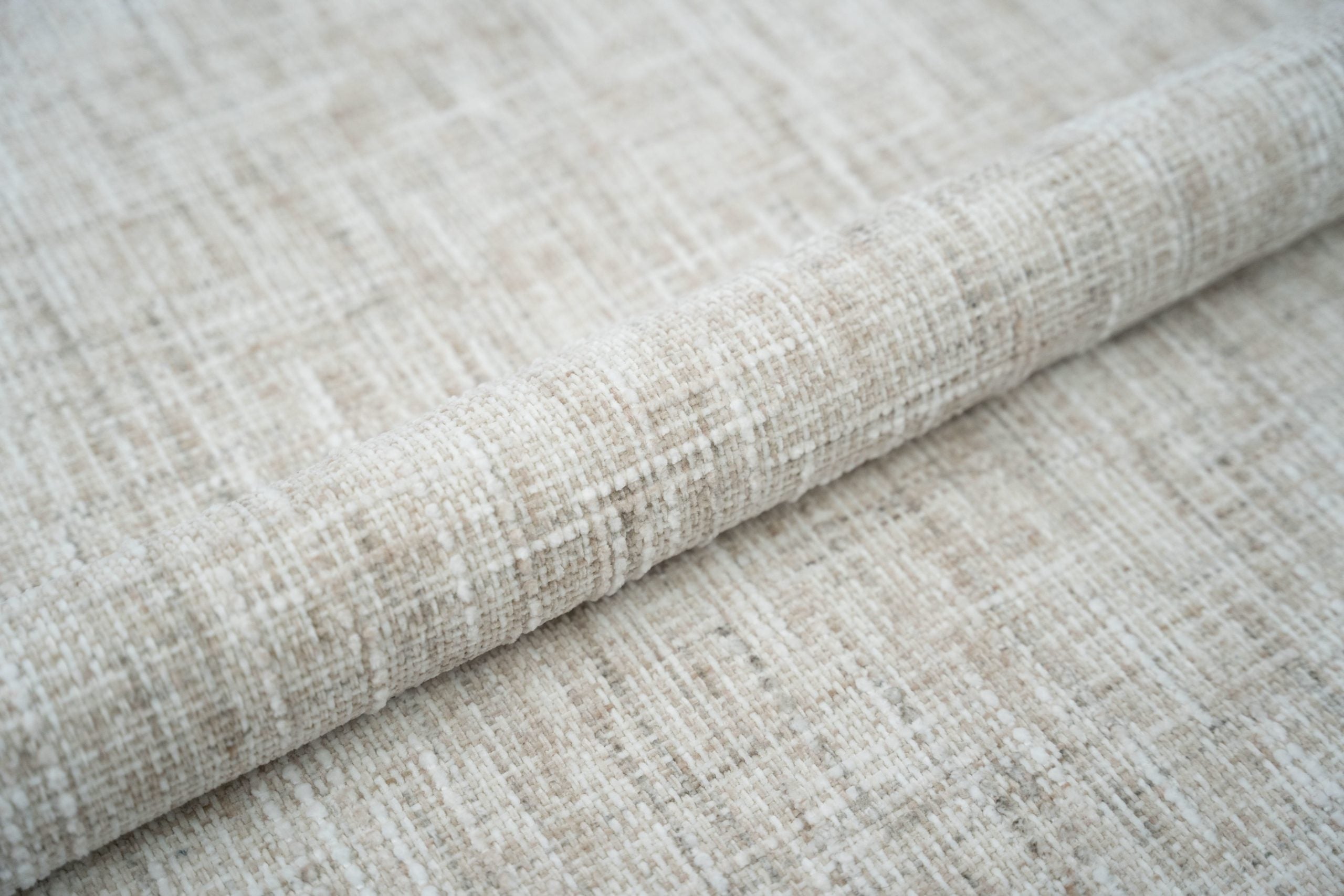 MURADA Bed Light Beige Melange Chenille