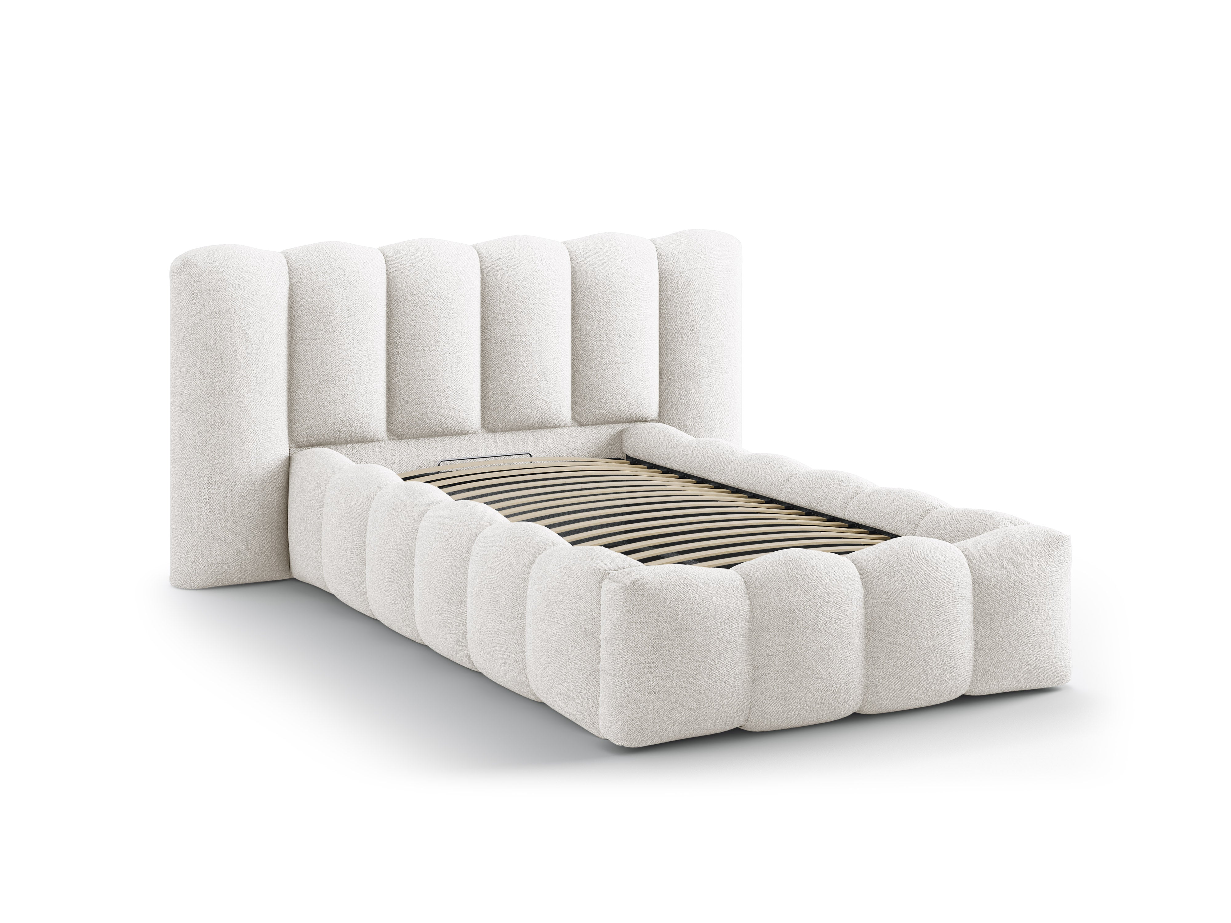 Posteľ LUPINE biela boucle