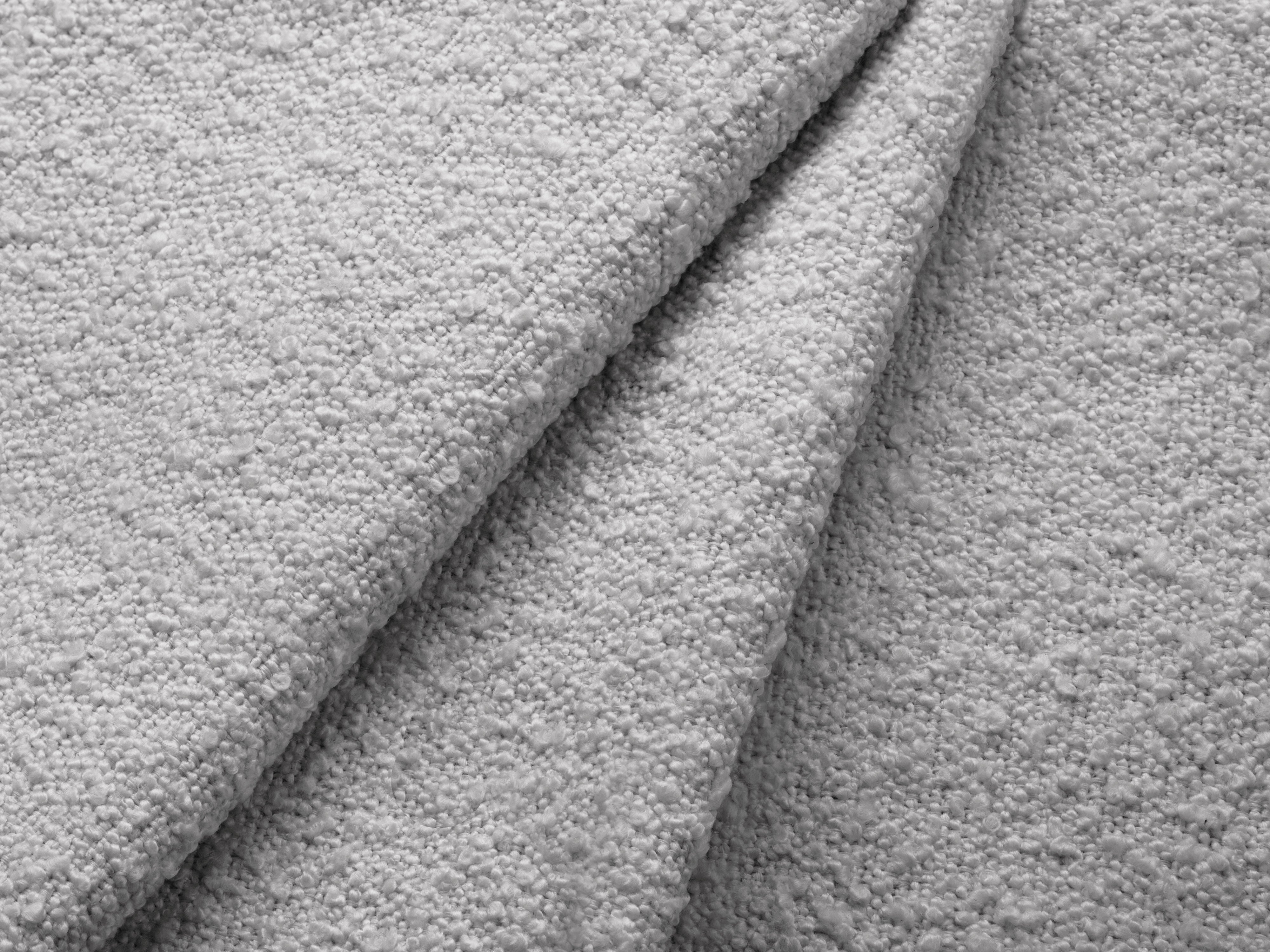 Posteľ LUPINE svetlo šedá boucle