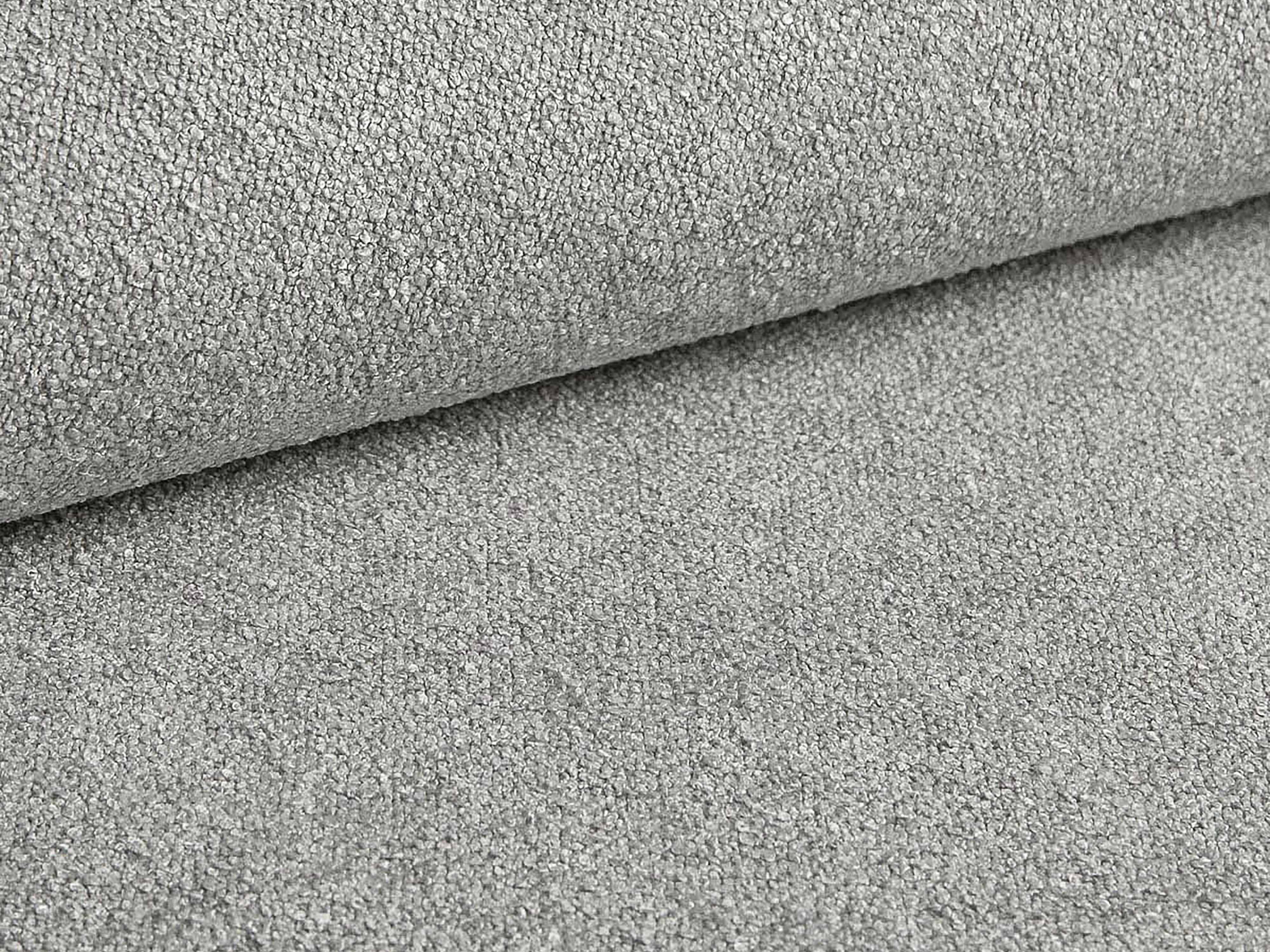 ERIC Bed with Storage in Light Gray Boucle