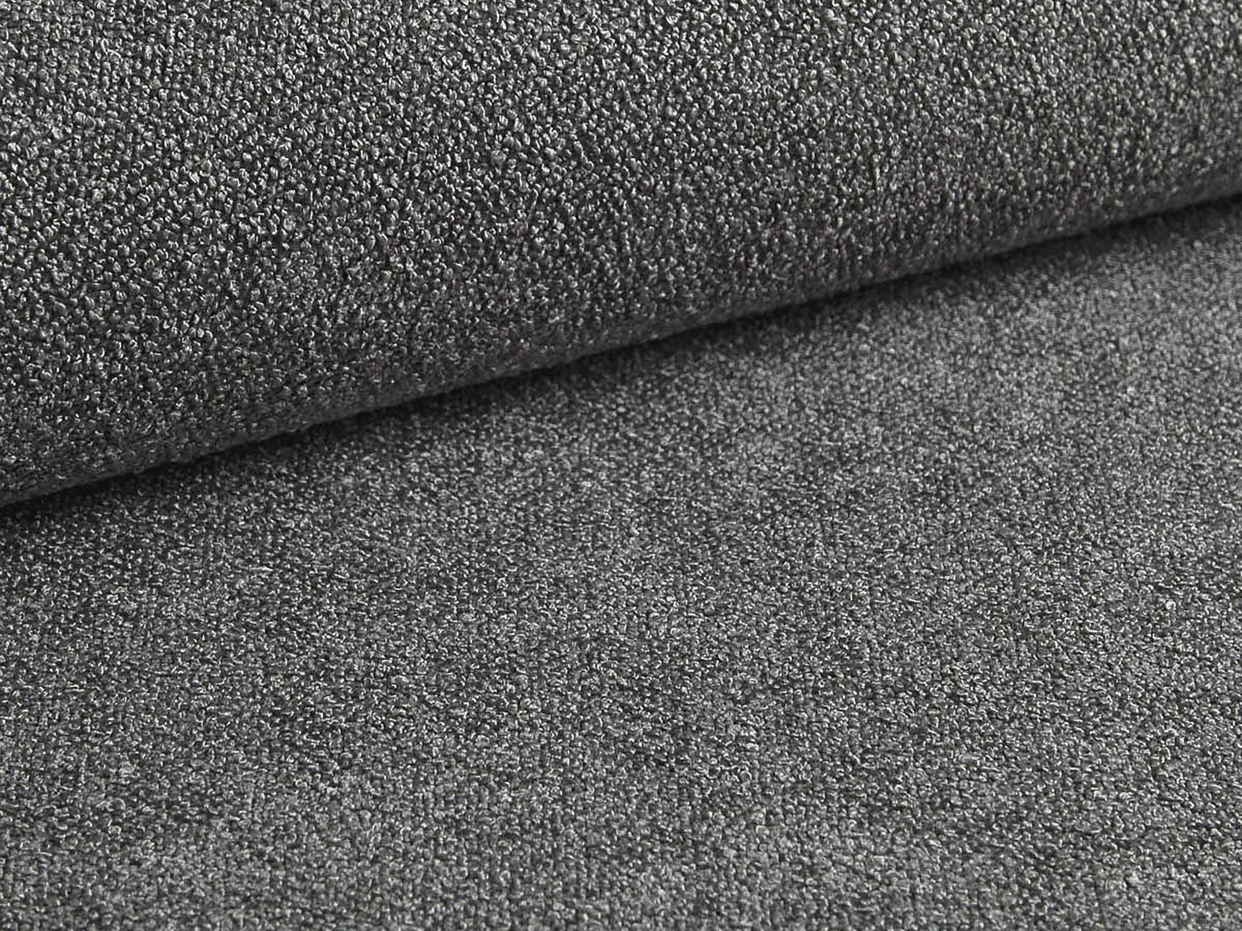 ERIC Bed with Storage in Dark Gray Boucle