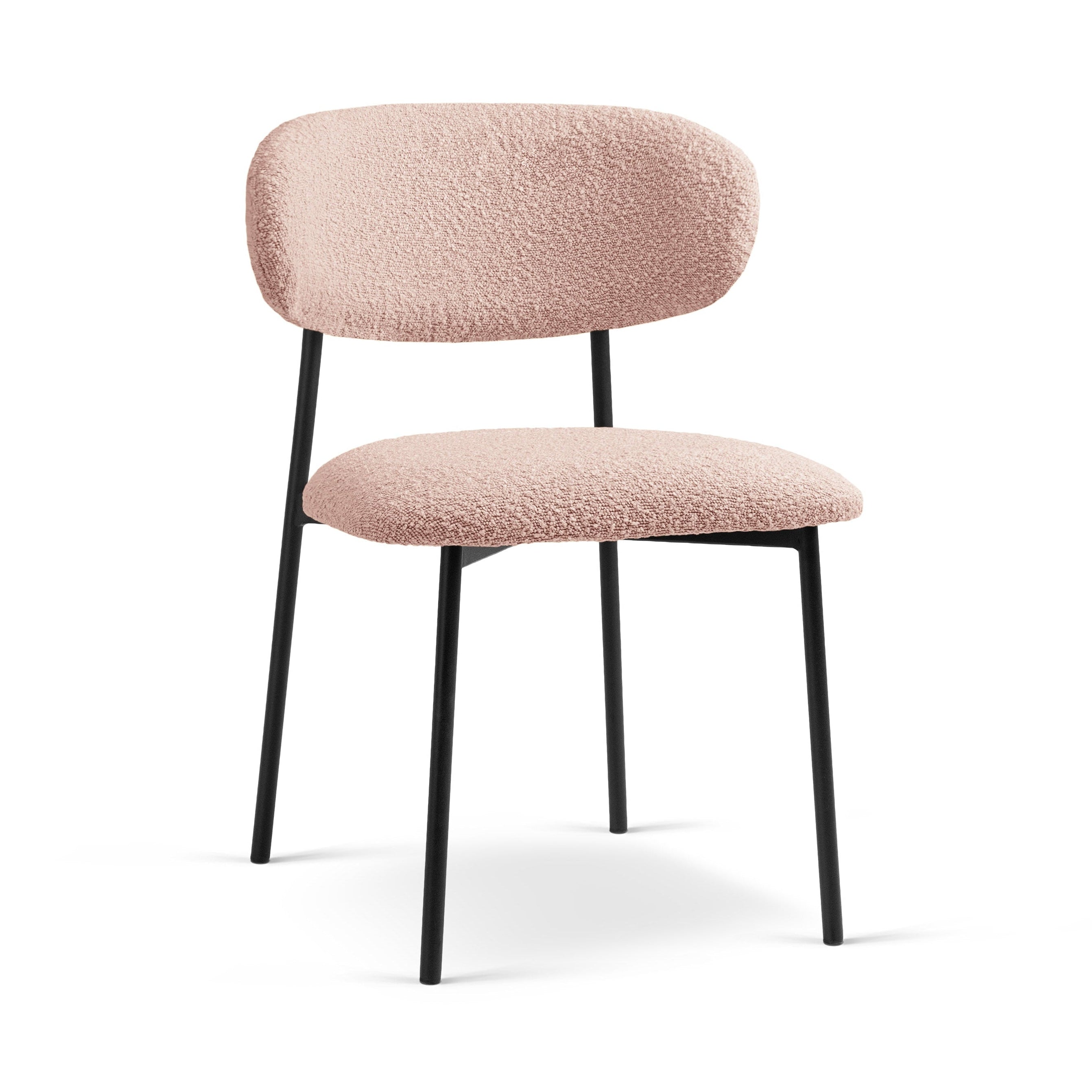NINA Chair in Powder Pink Boucle