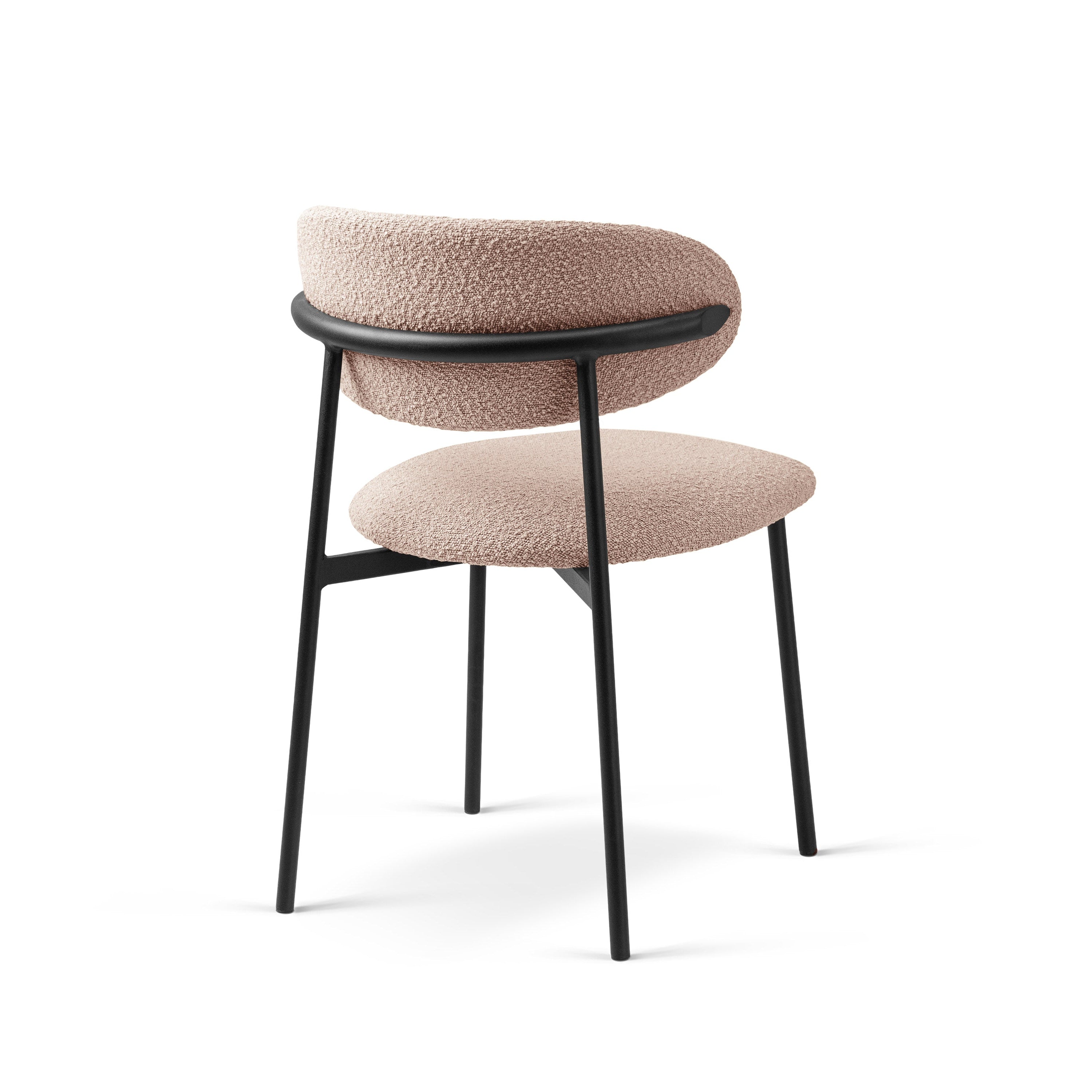 NINA Chair in Powder Pink Boucle