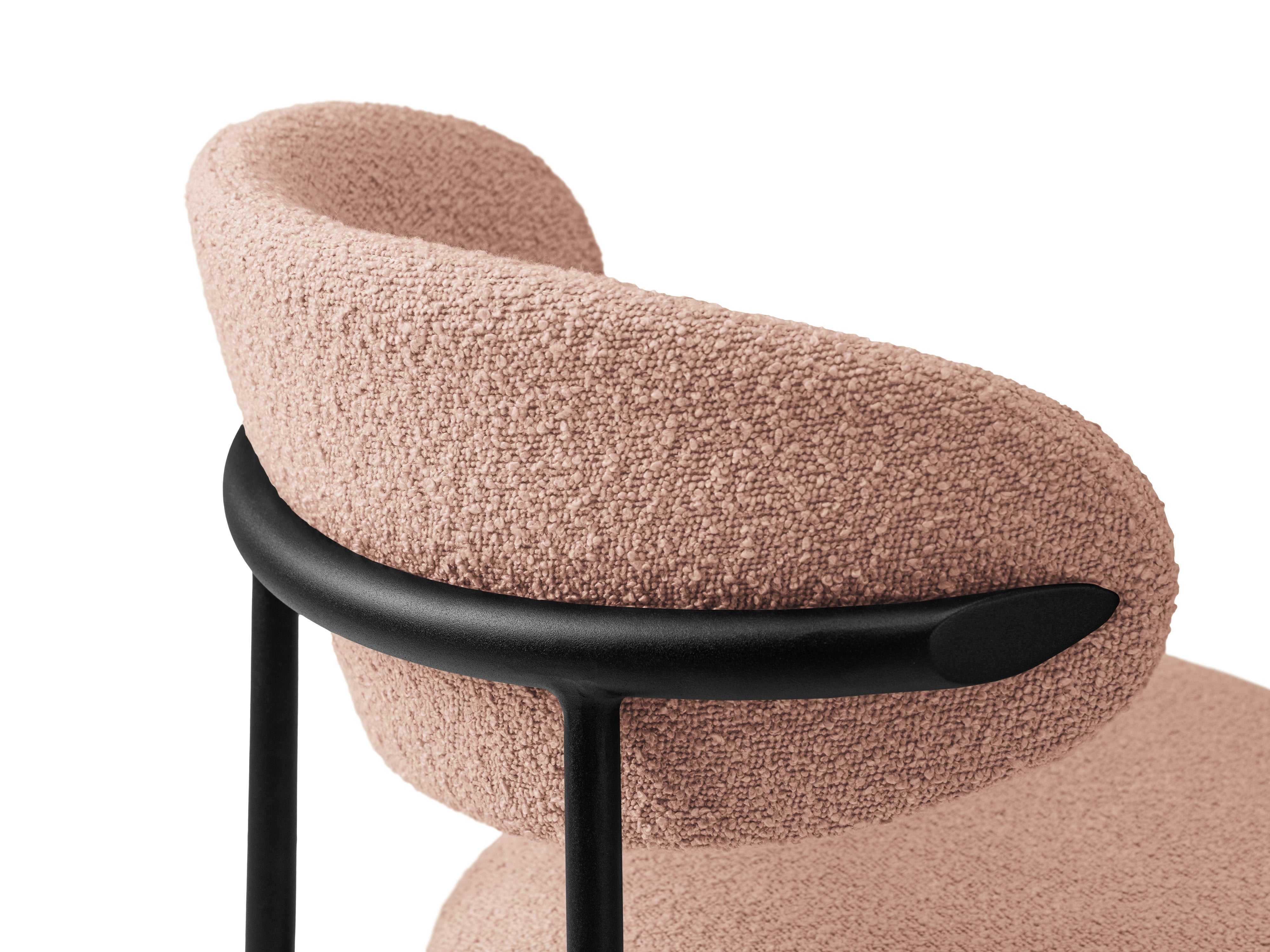 NINA Chair in Powder Pink Boucle