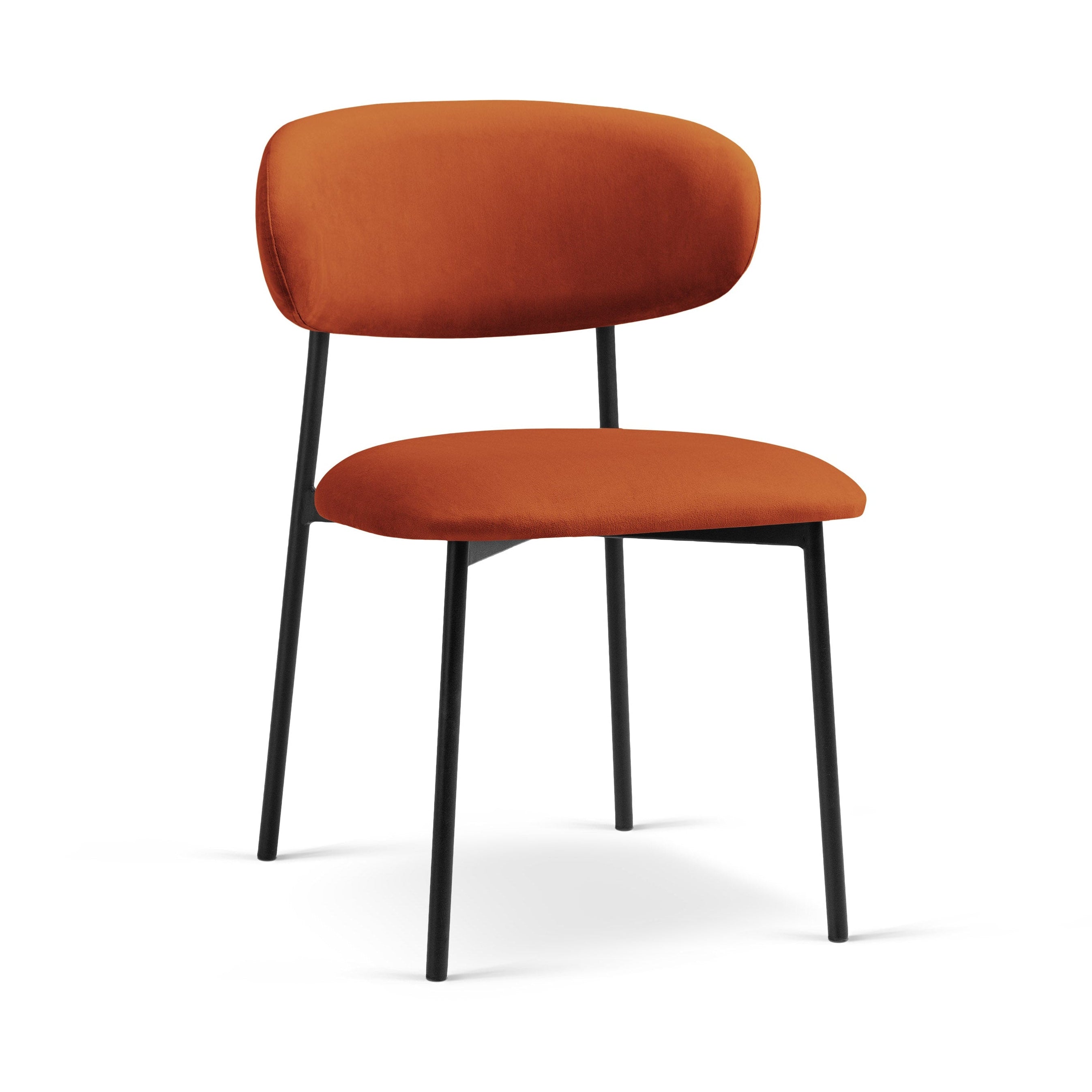 NINA Chair in Chestnut Velvet
