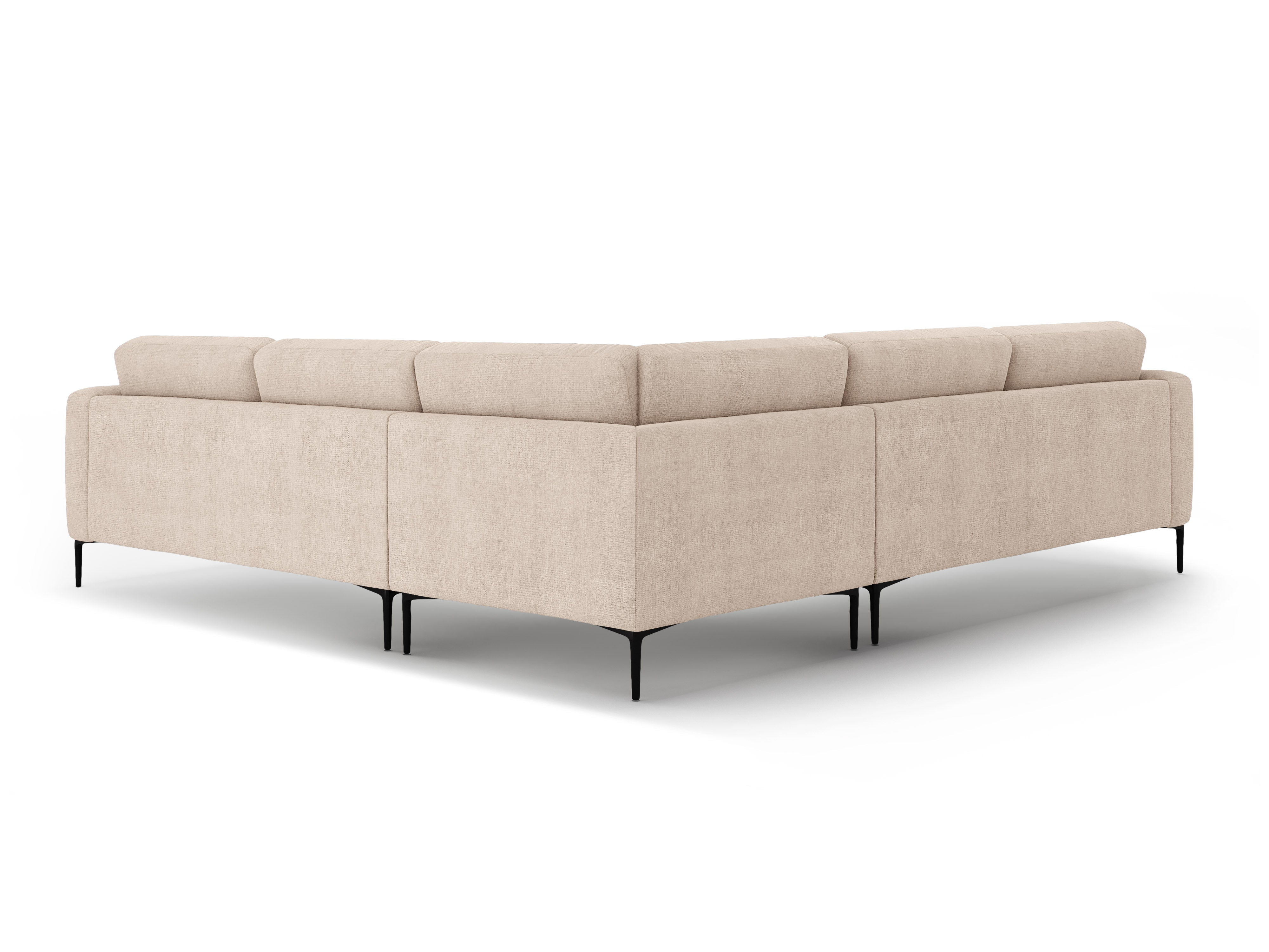 Symmetrical Corner Sofa BEMY Sand Chenille