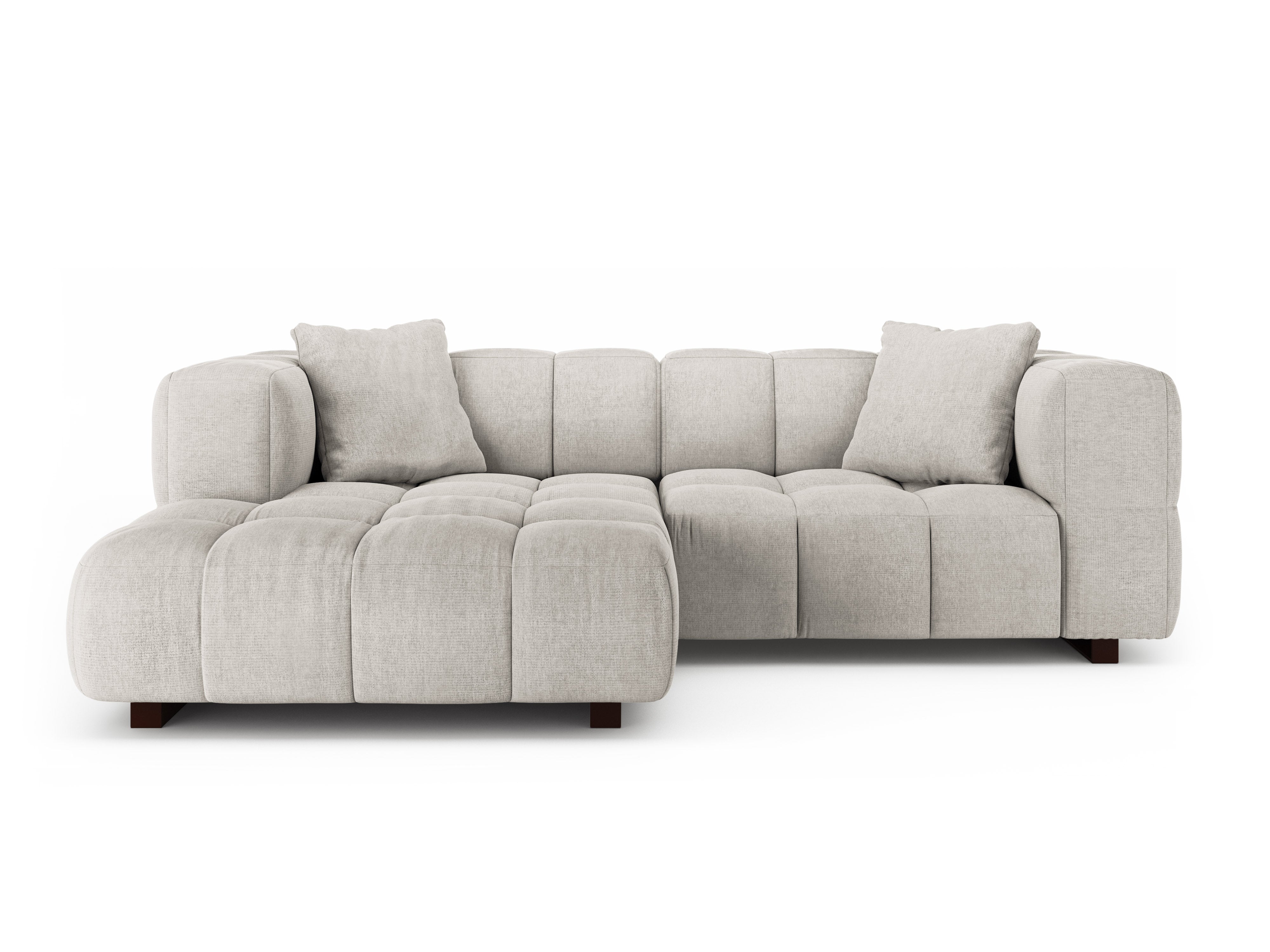 Left-sided corner sofa bed PUMA beige