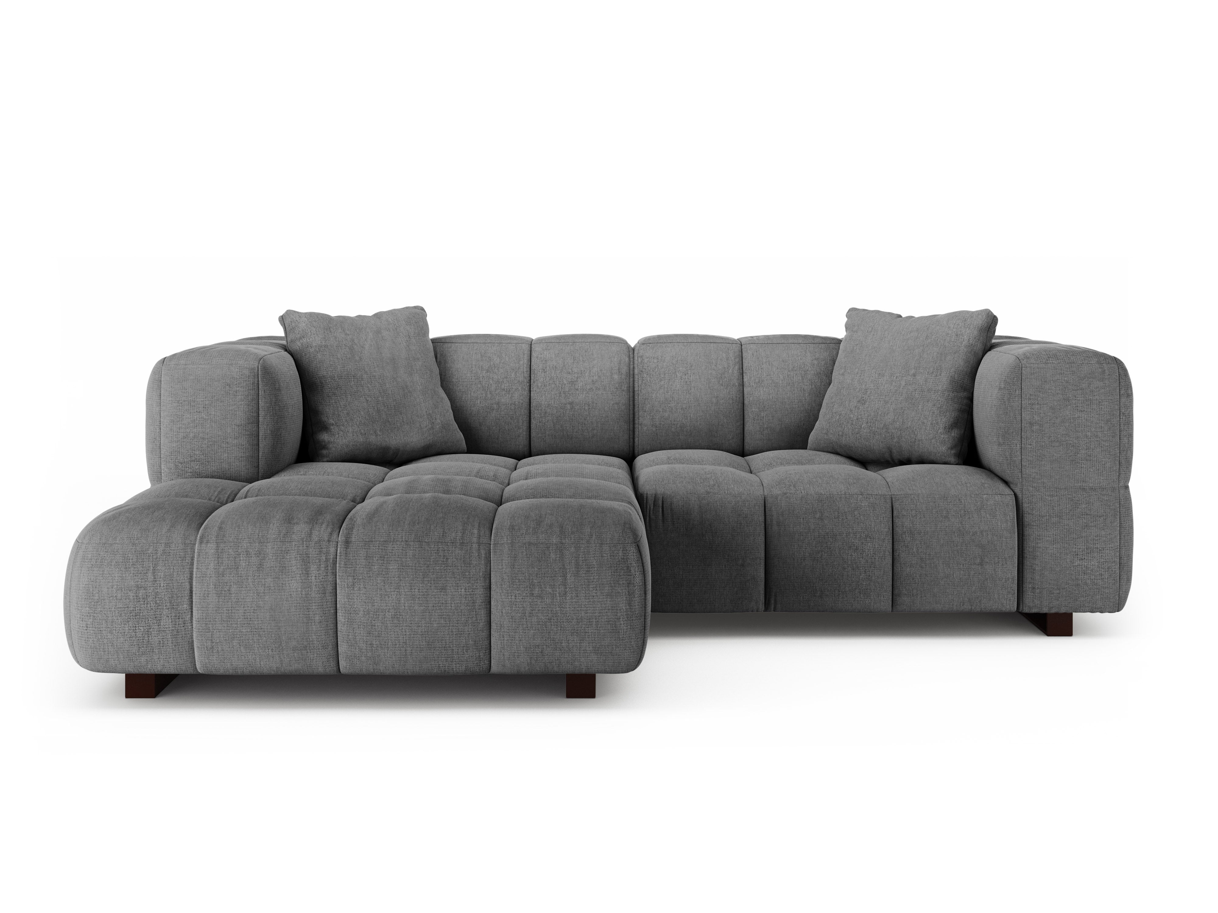 Left-sided corner sofa bed PUMA gray