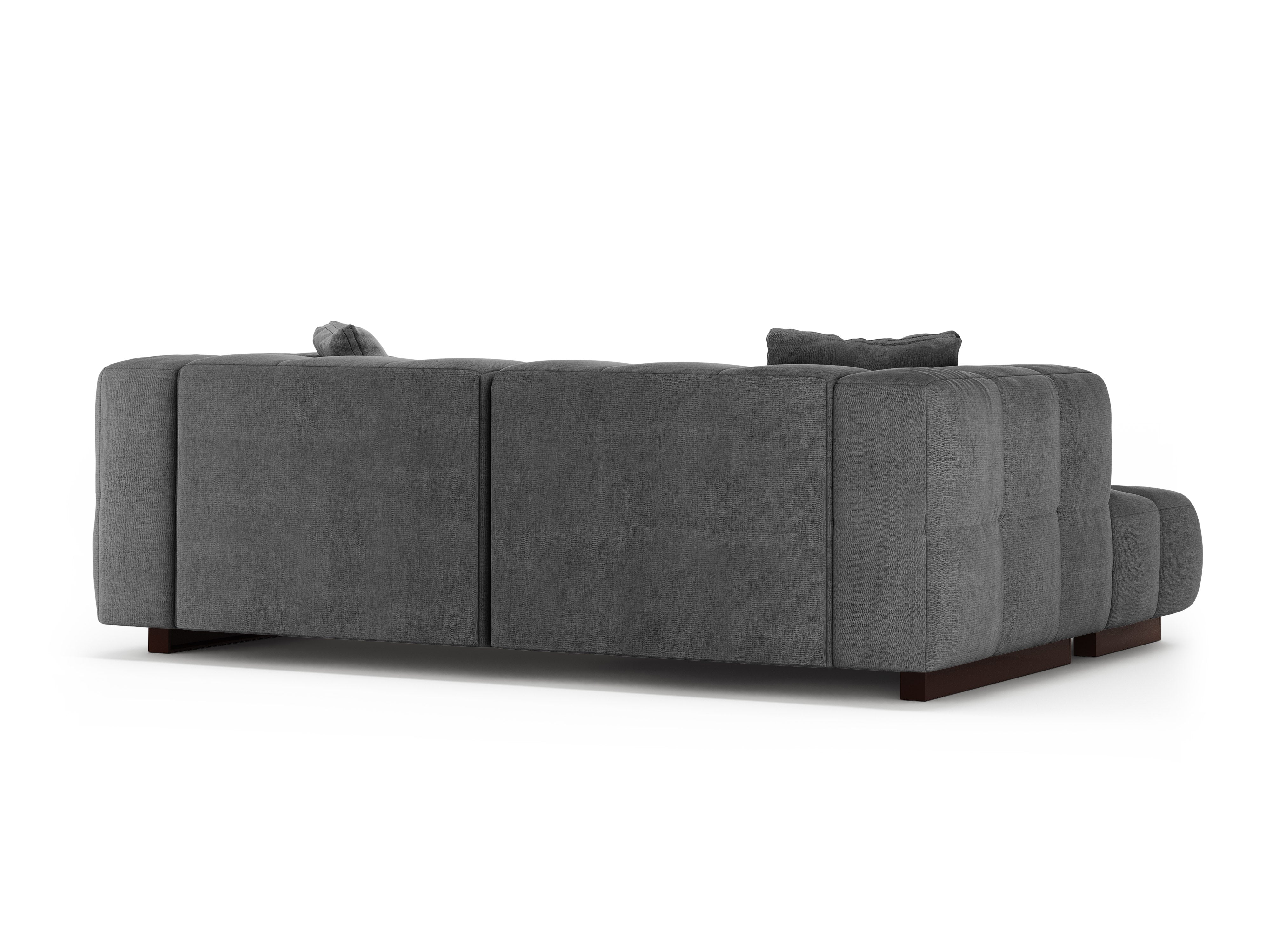 Left-sided corner sofa bed PUMA gray