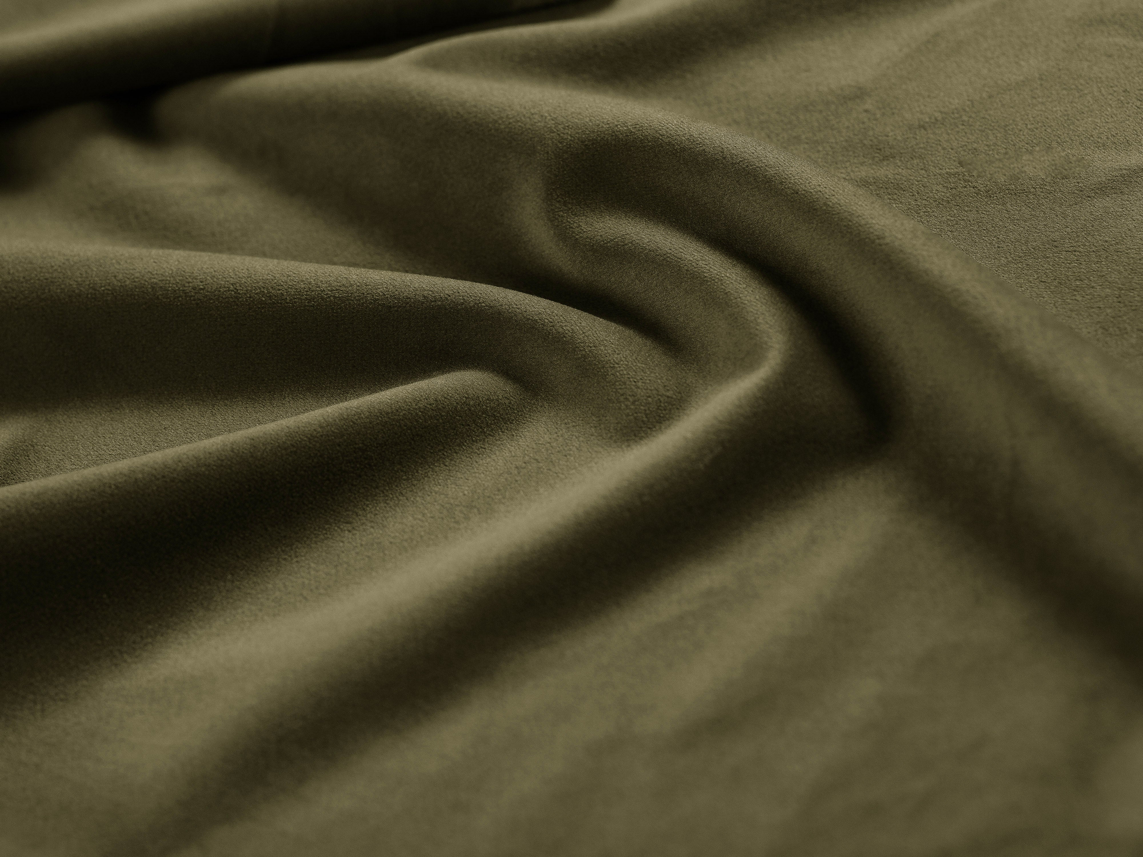 Green Left-Hand Velvet Corner Sofa with Sleeping Function PUMA