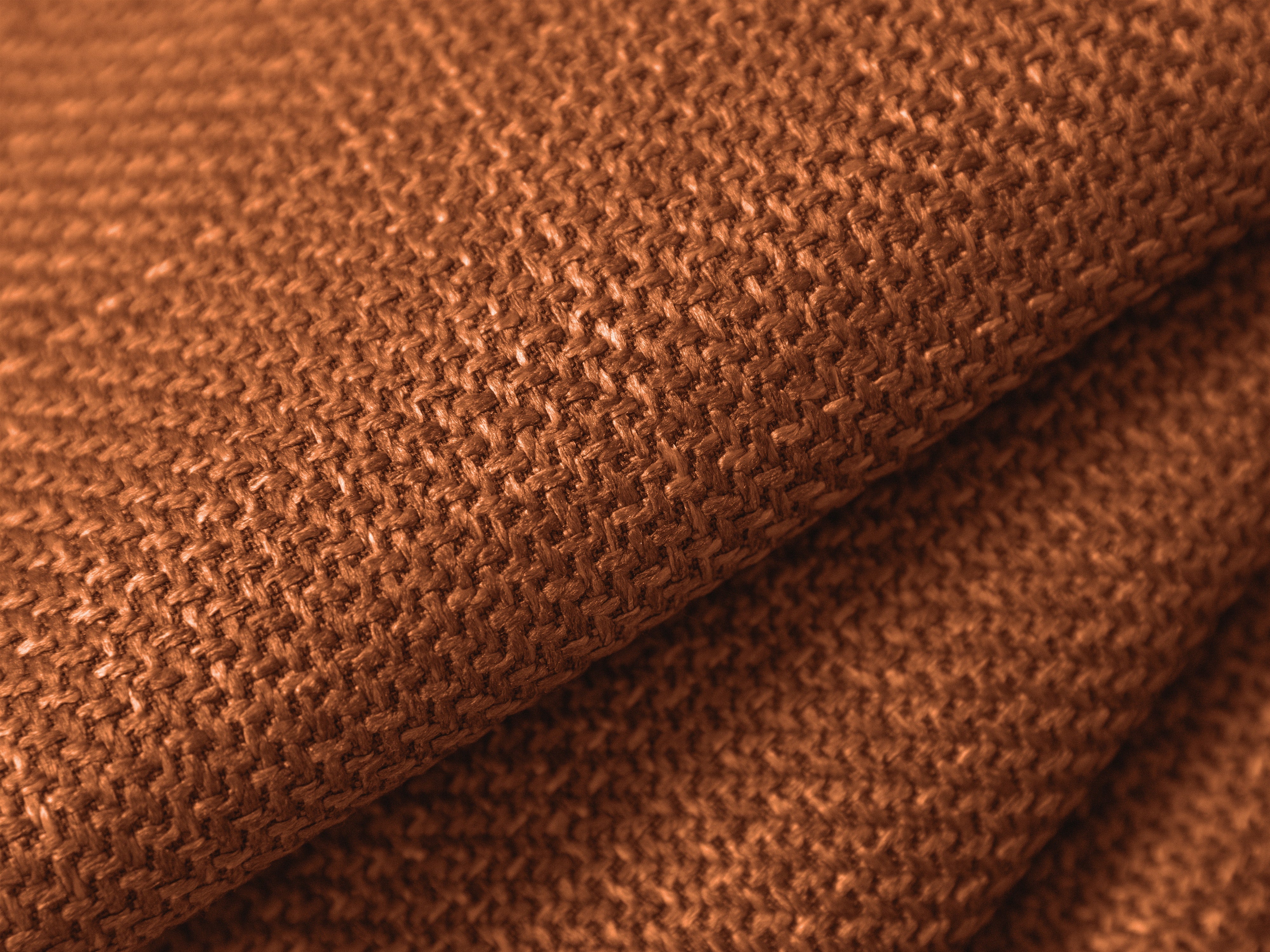 Rohová sedačka ľavostranná pre 4 osoby s funkciou spania GLORIA tehlový šenil