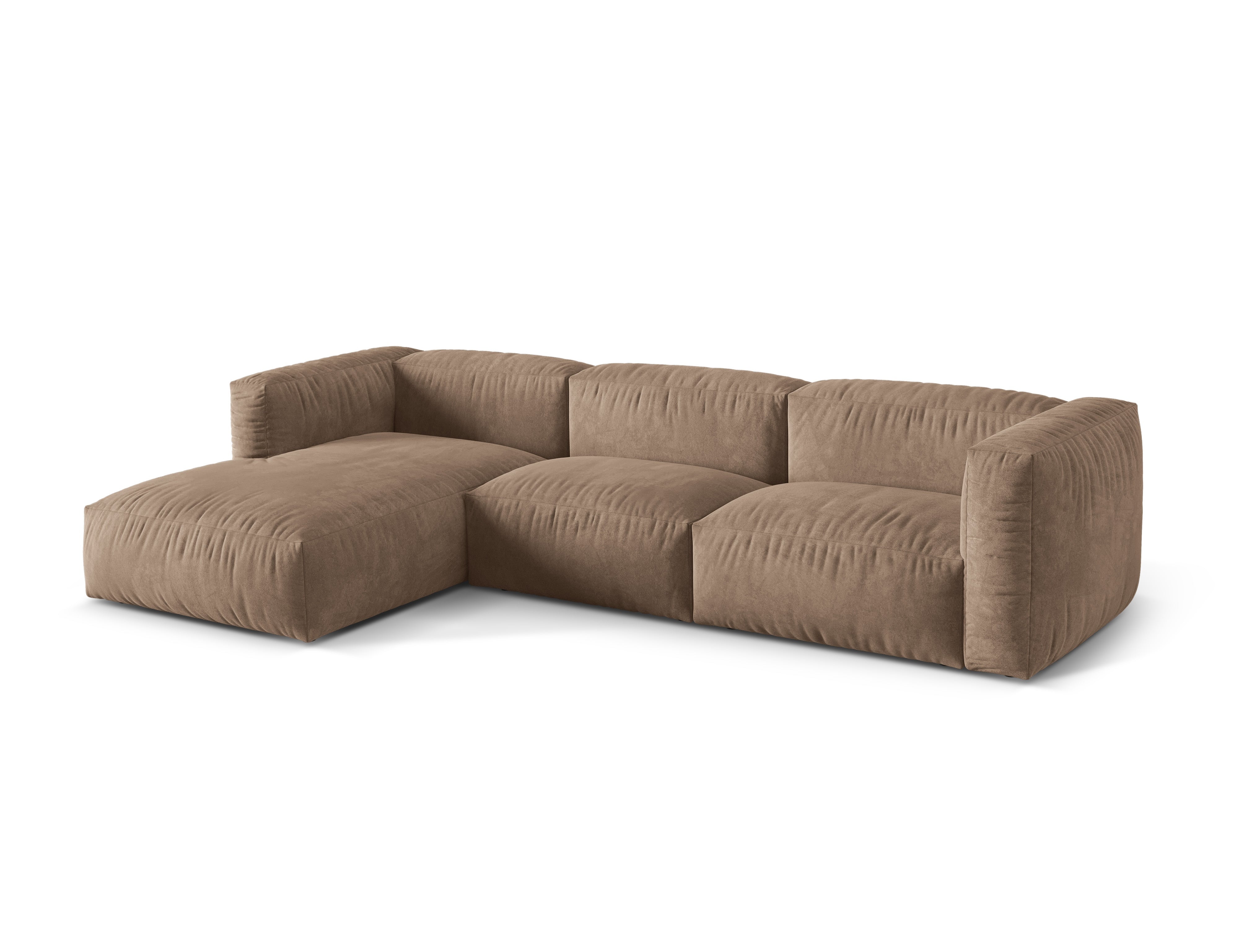 LEVED LEFT CORNER 3-seater Martina Dark-tone