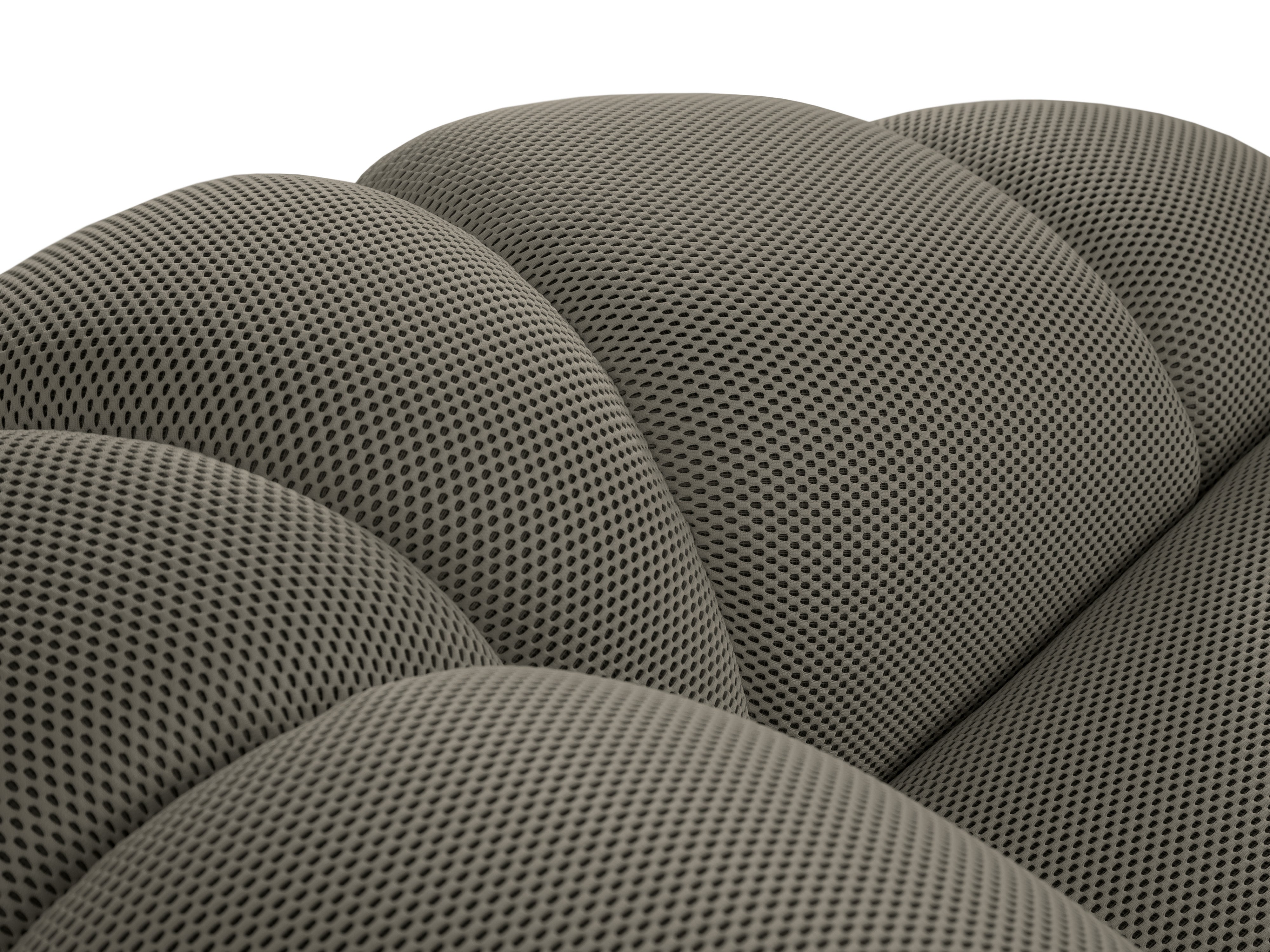 4-seater left-facing corner sofa DIANA steel