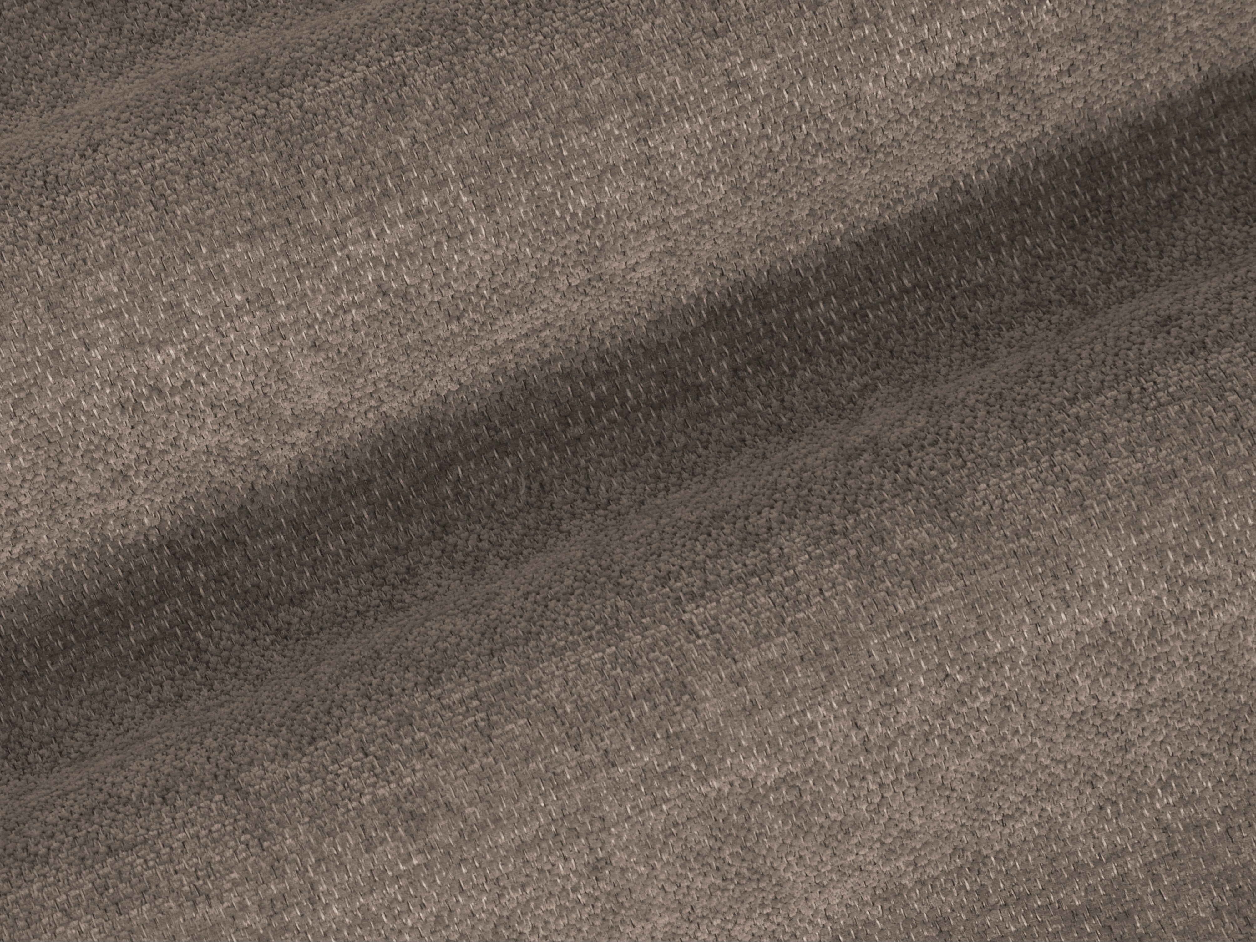 Left-facing L-shaped corner sofa BEMY in sandy chenille