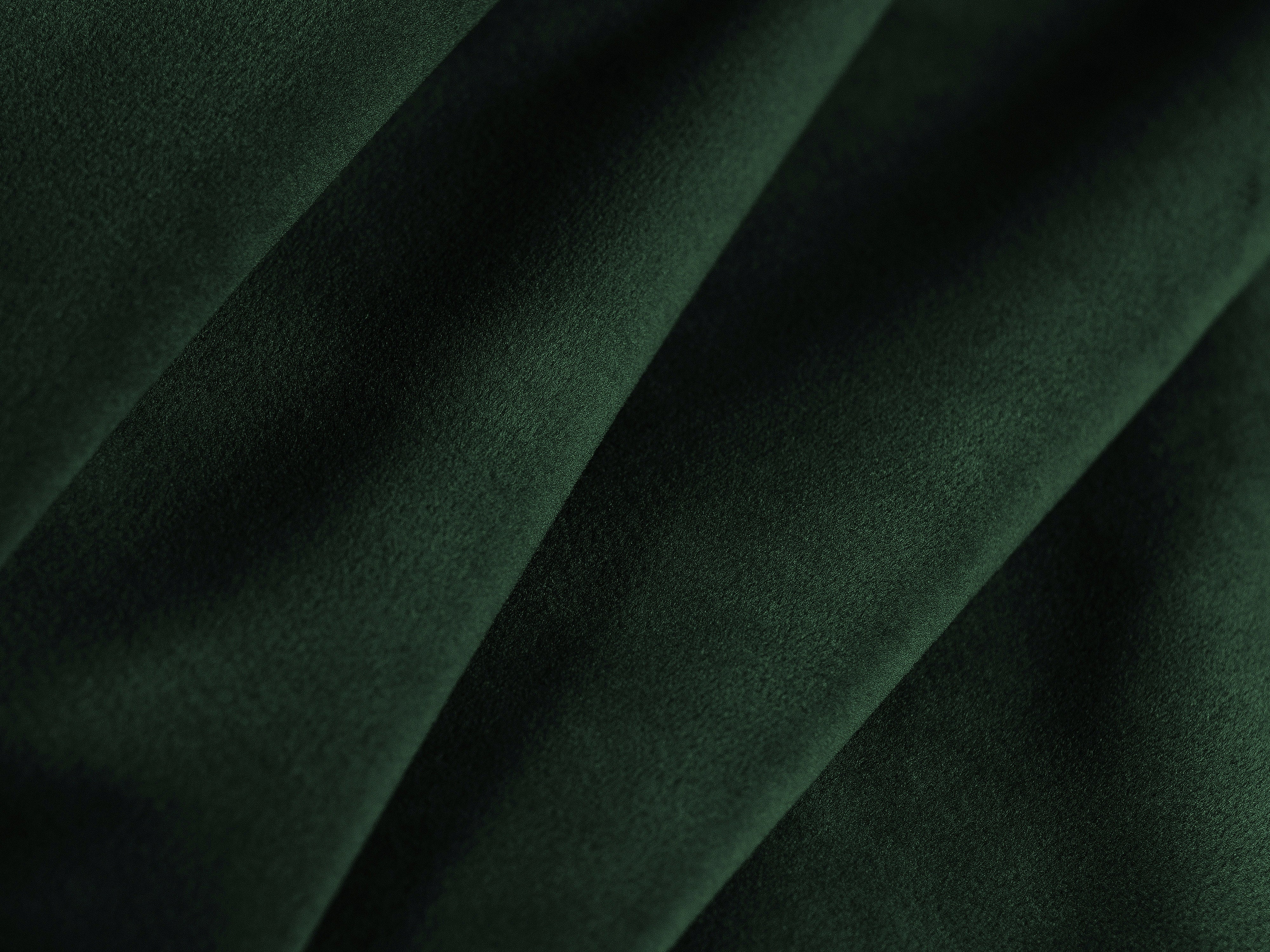 Left-facing L-shaped velvet corner sofa BEMY in bottle green