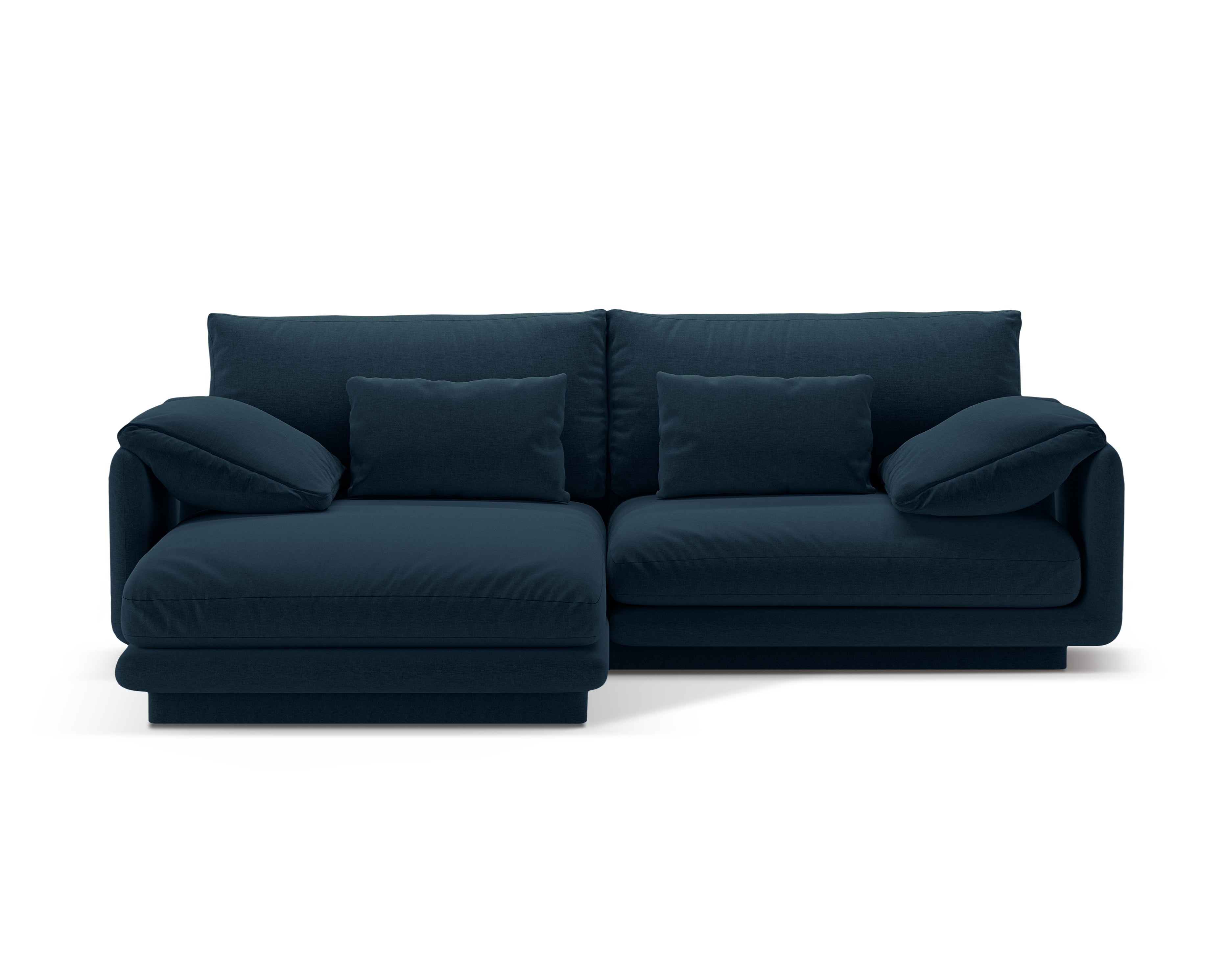Left-handed 3-person corner Torino navy blue