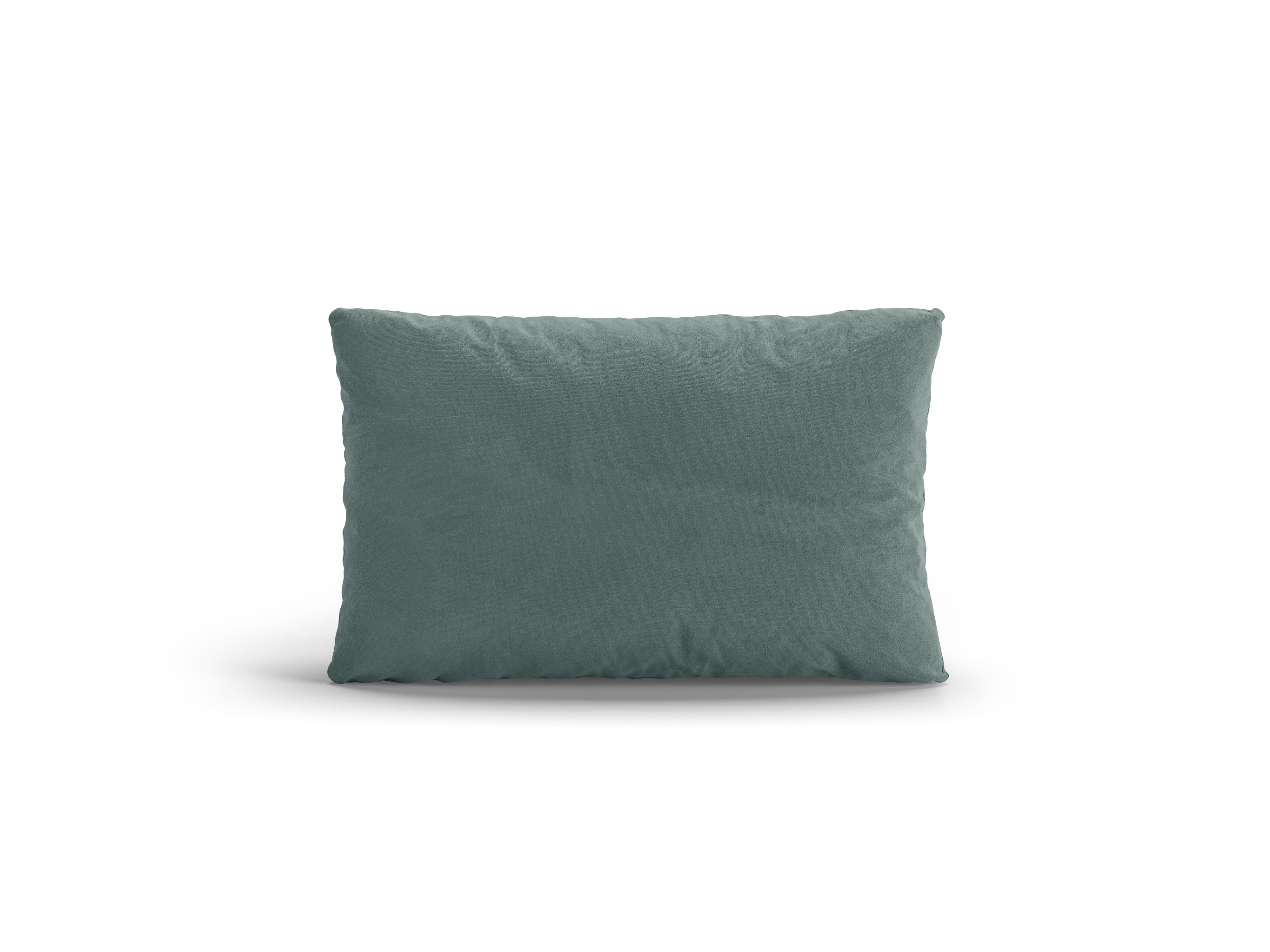 Vankúš z jemného zamatového materiálu POPPY svetlomodrý