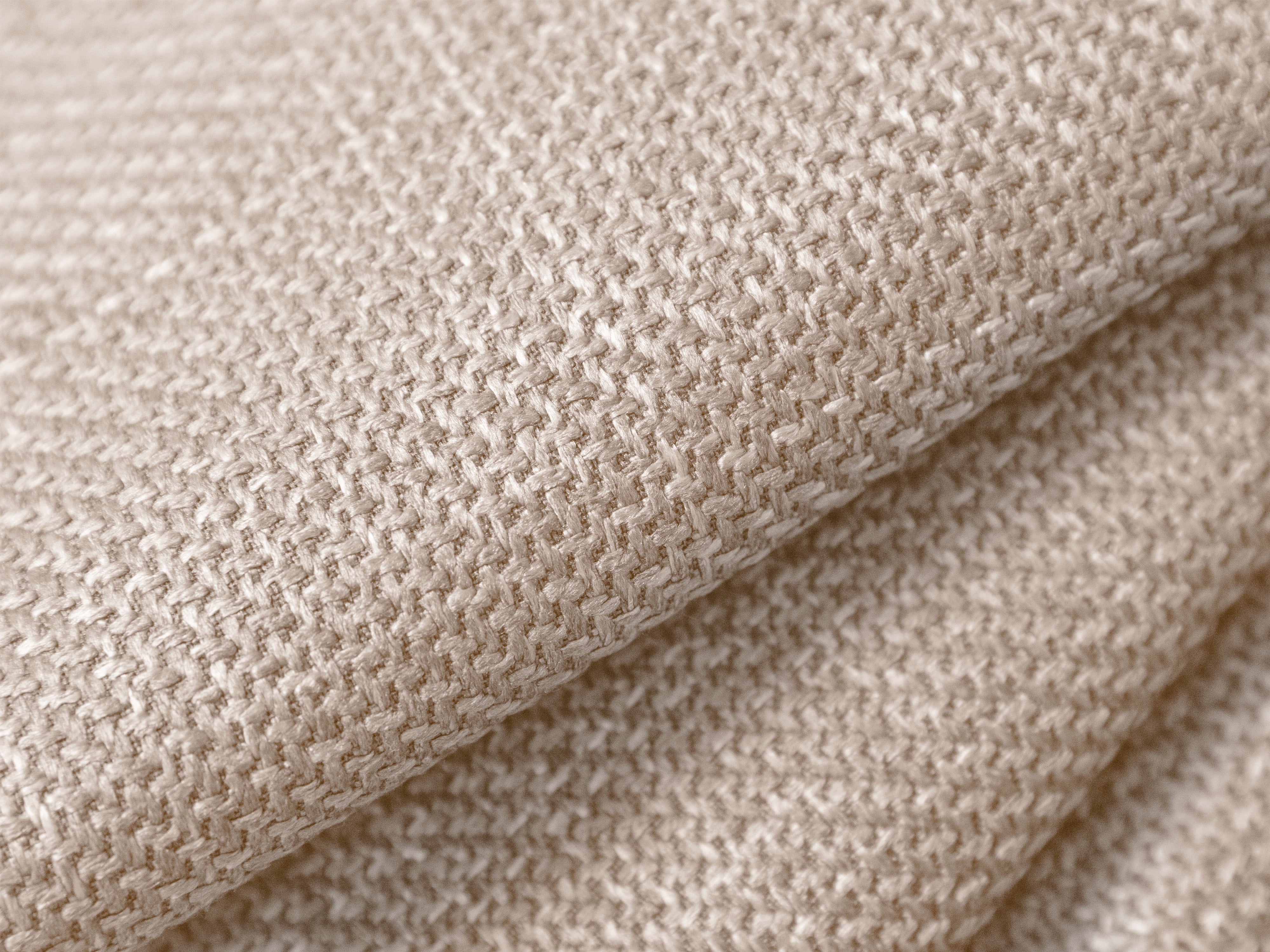 GLORIA pouf with storage beige chenille