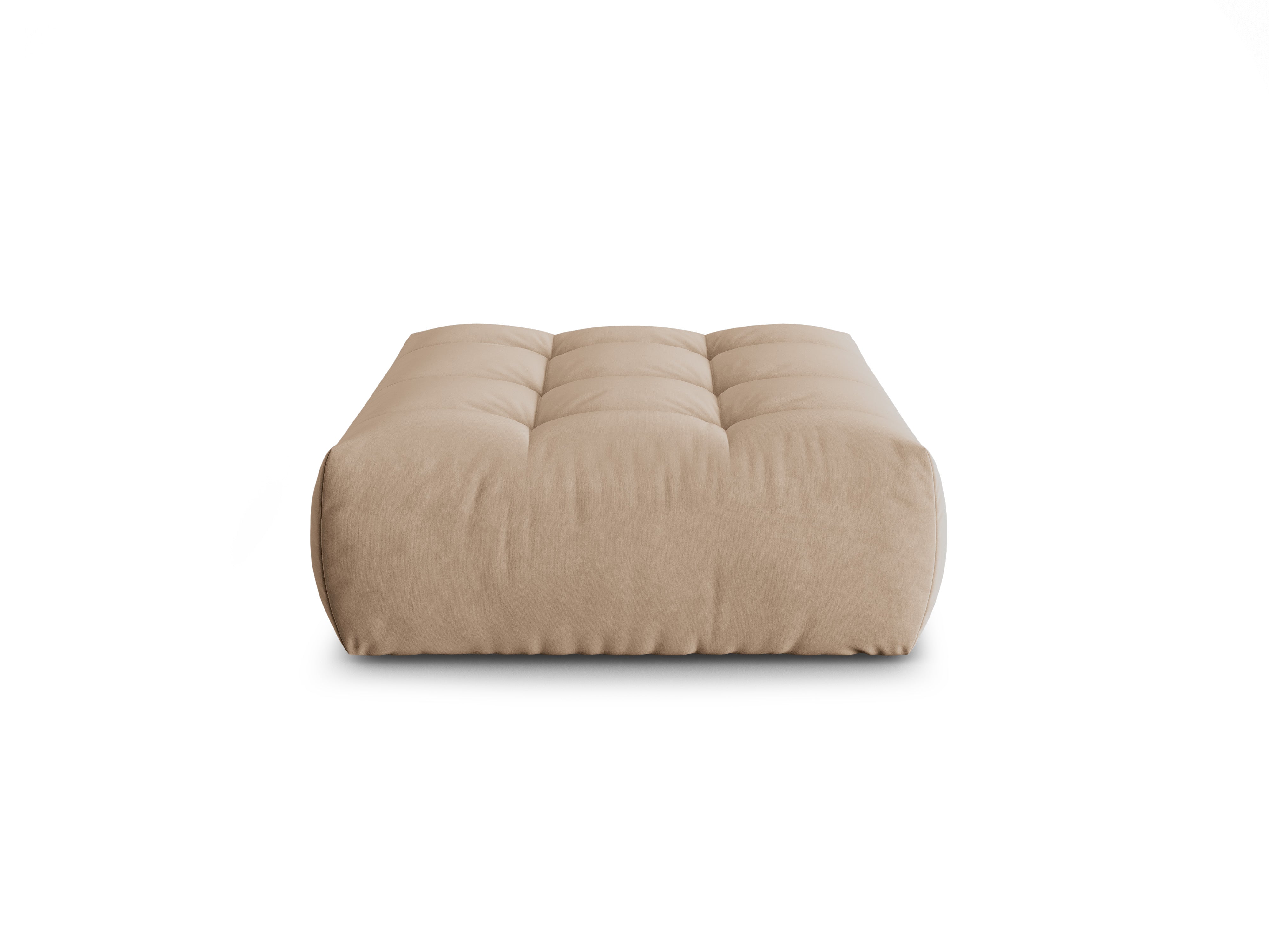 Bloom Velvet Pouf Sand