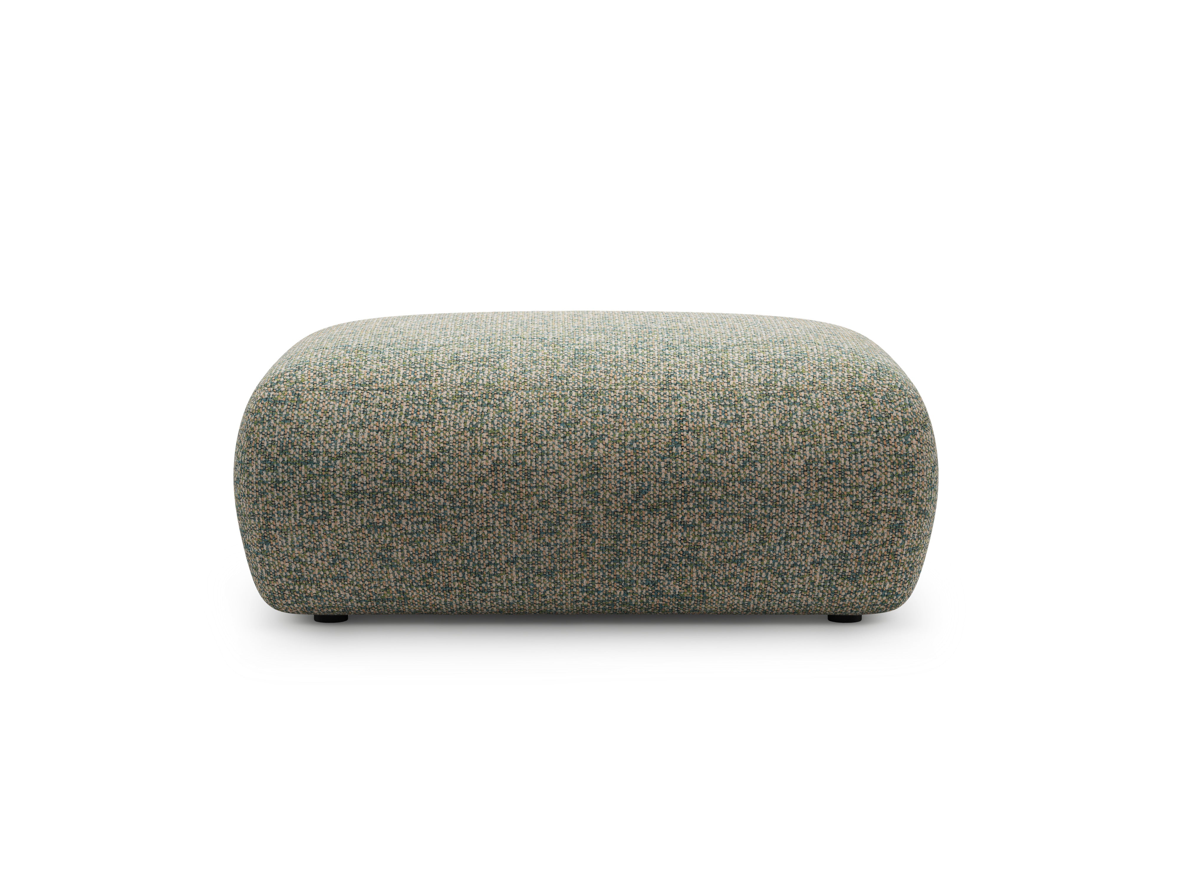 Rectangular Pouf KATE Light Green Melange
