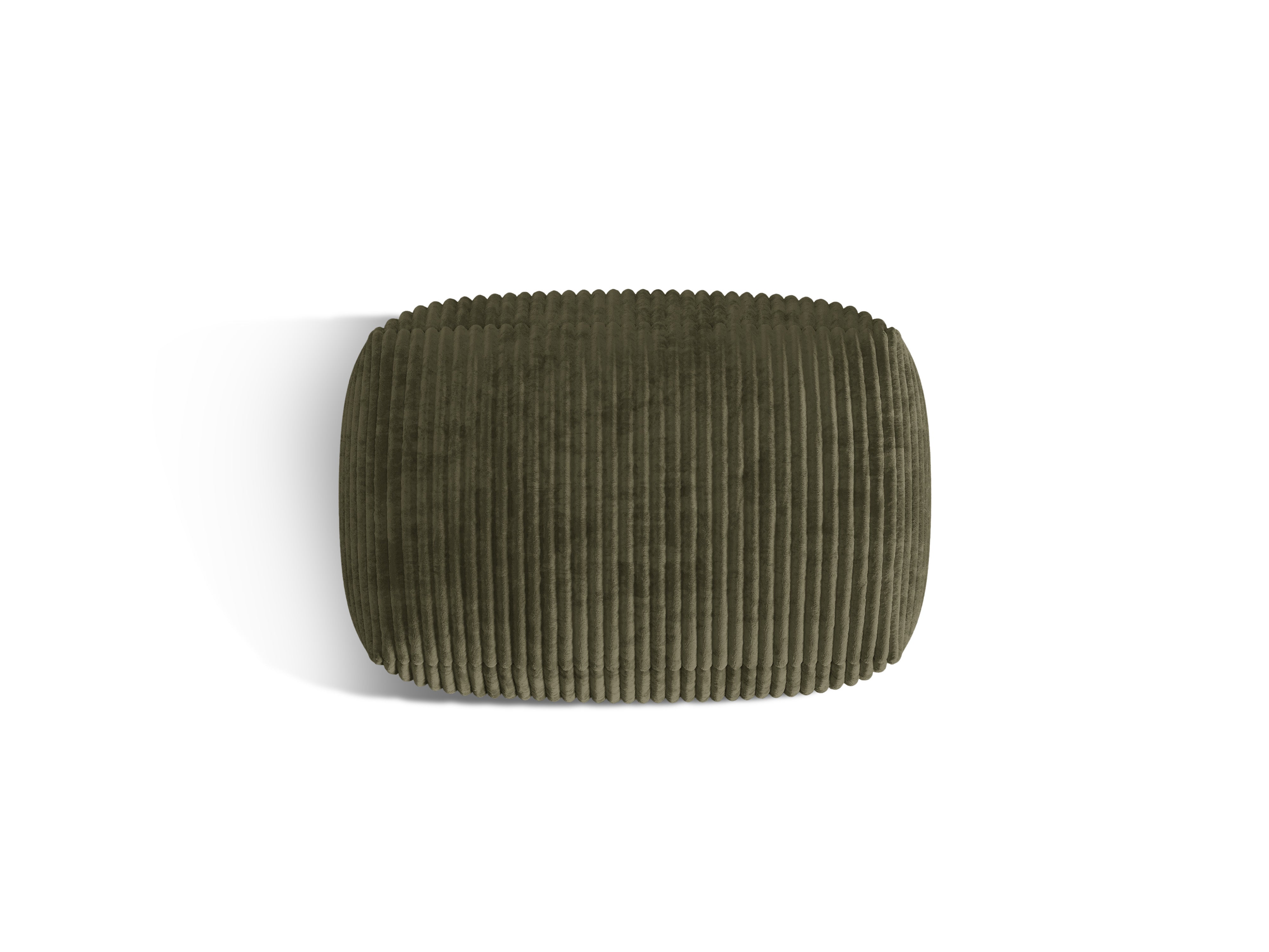 Pouf martina green corduroy