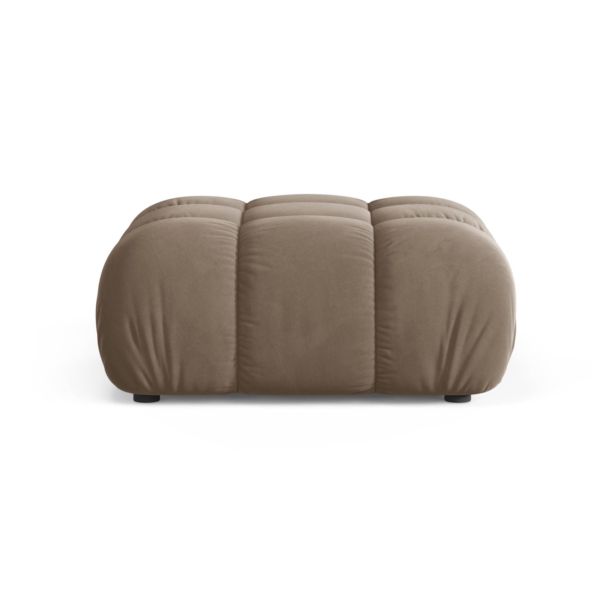Puf / modul zamatový BELLIS cappuccino