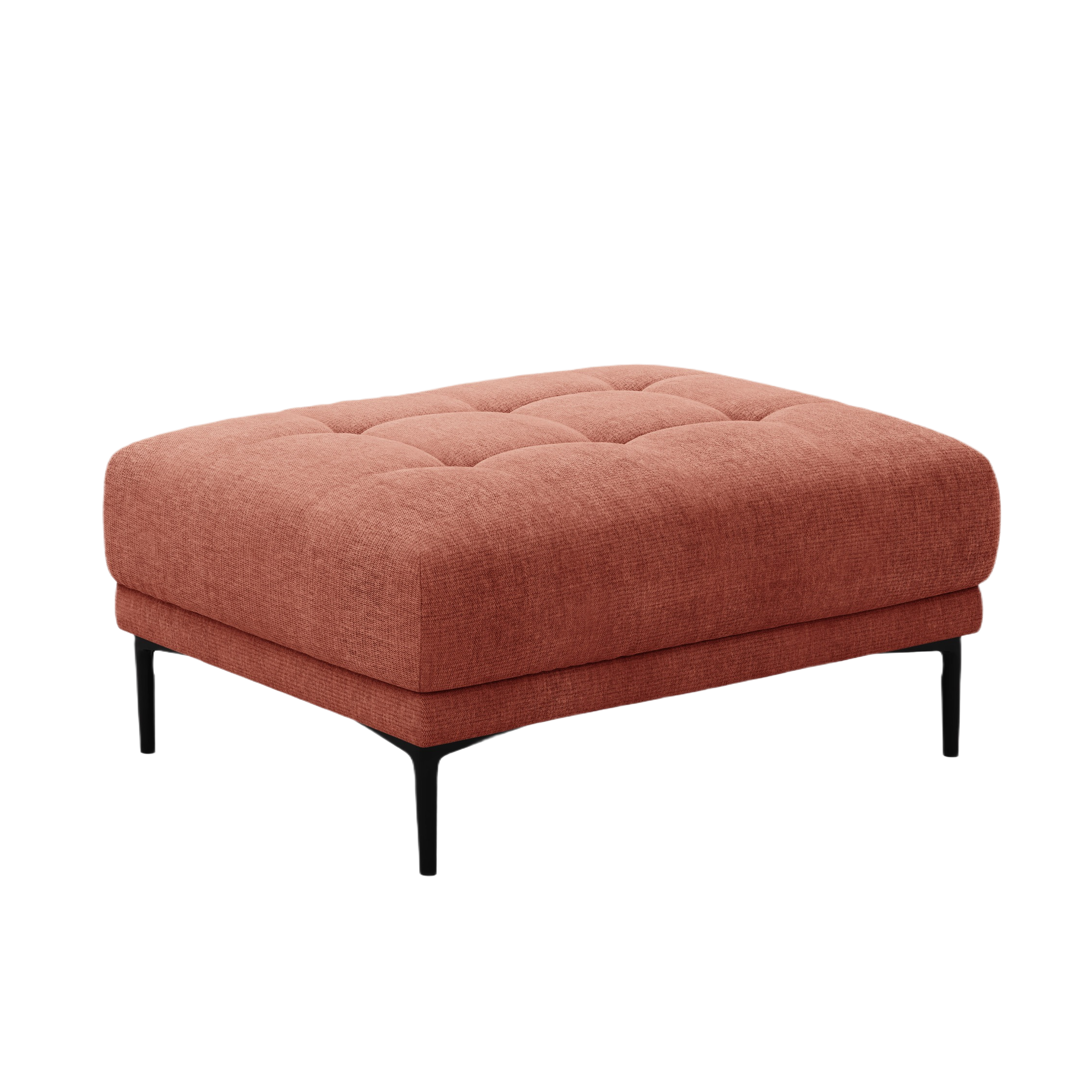 BEMY Coral Chenille Pouf