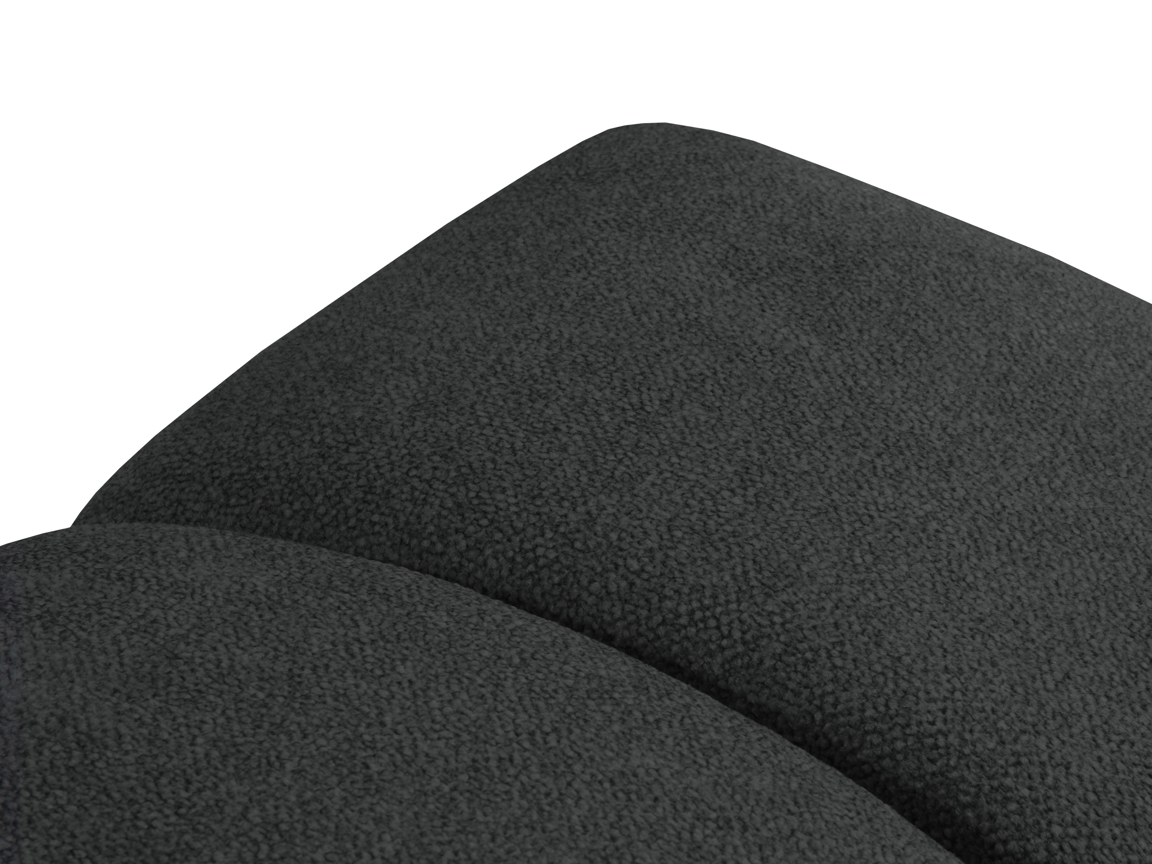DIANA anthracite pouf chenille