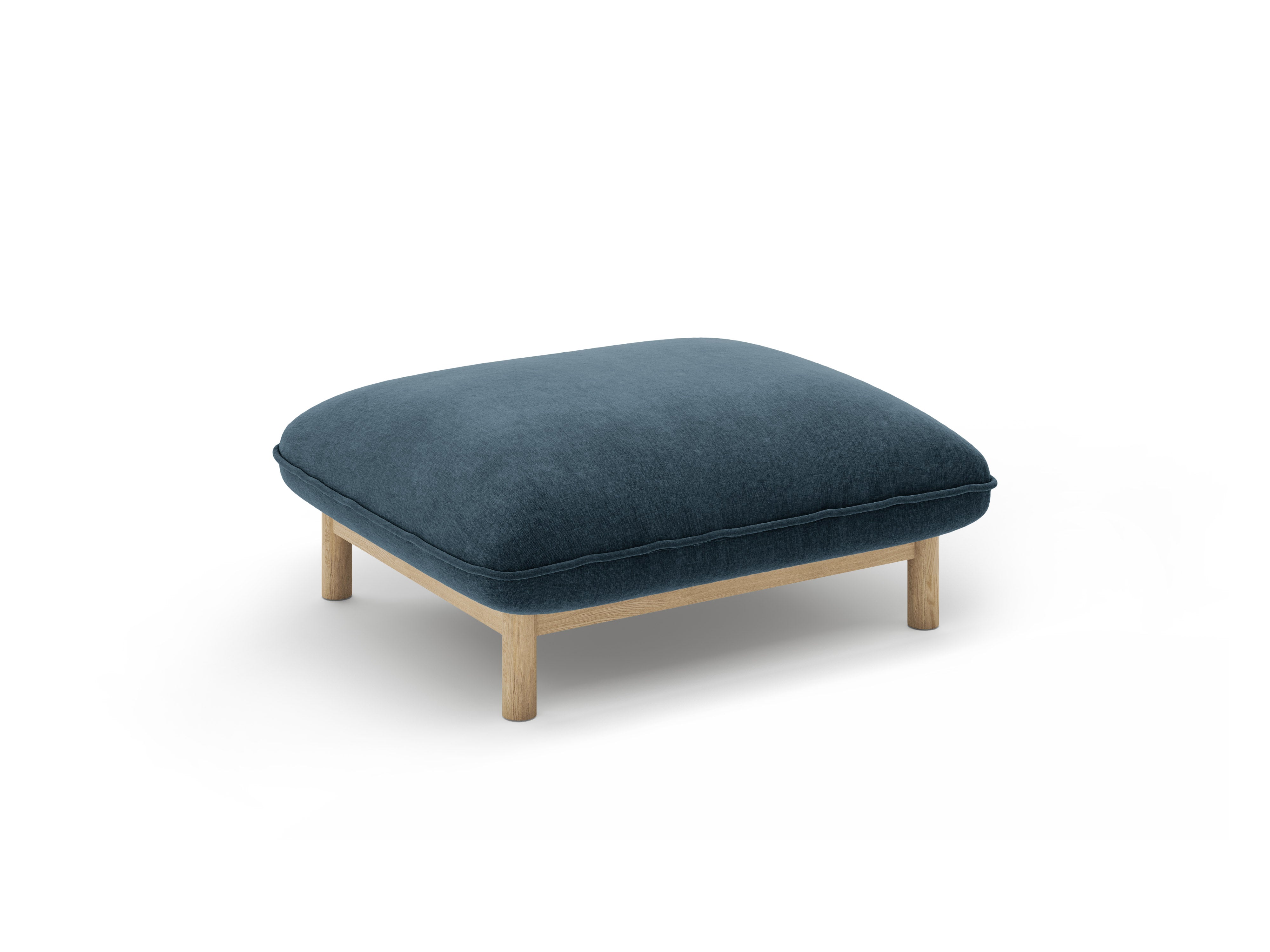 ADA pouf marine blue chenille
