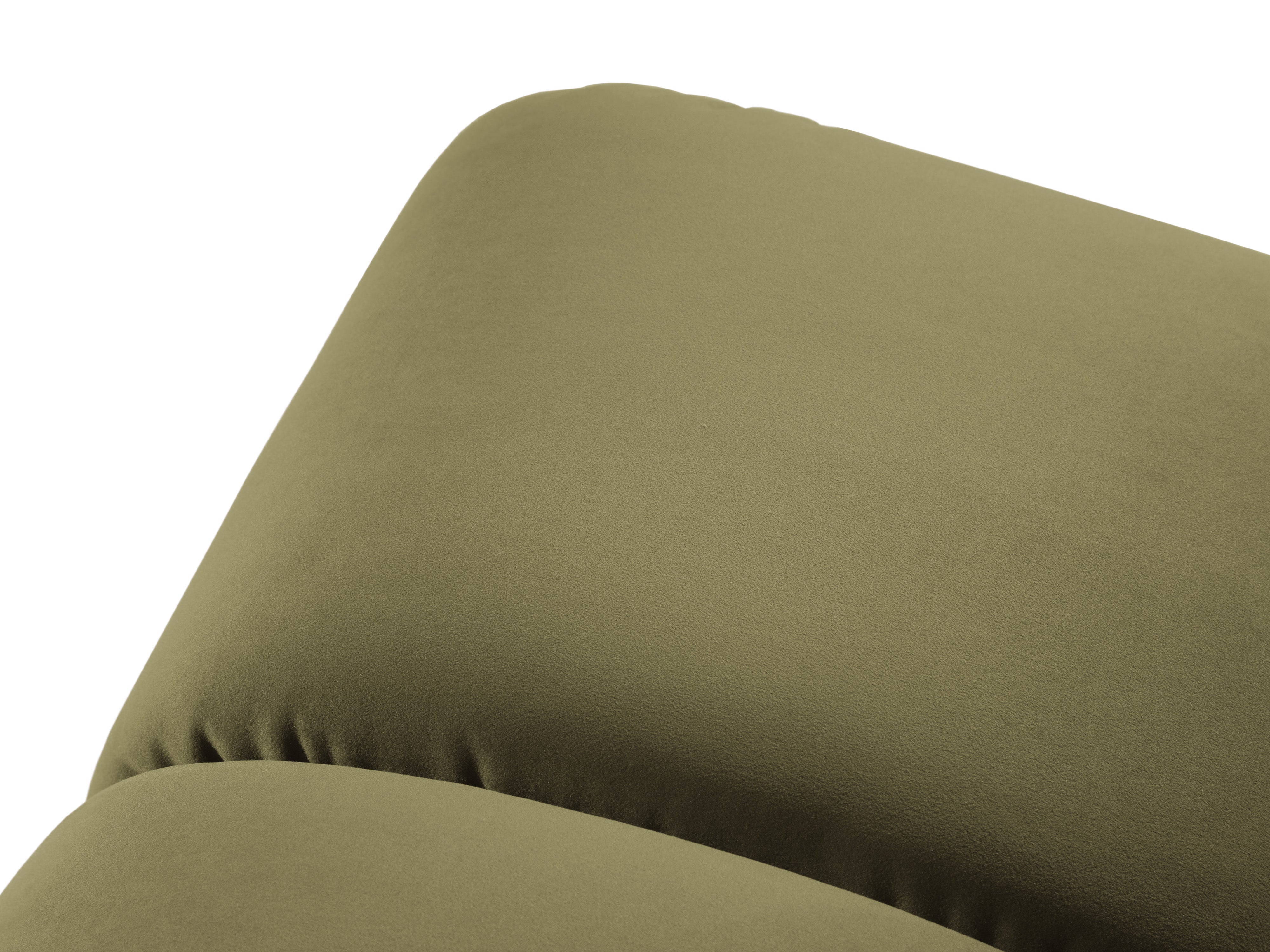 Velvet Pouf DIANA Green