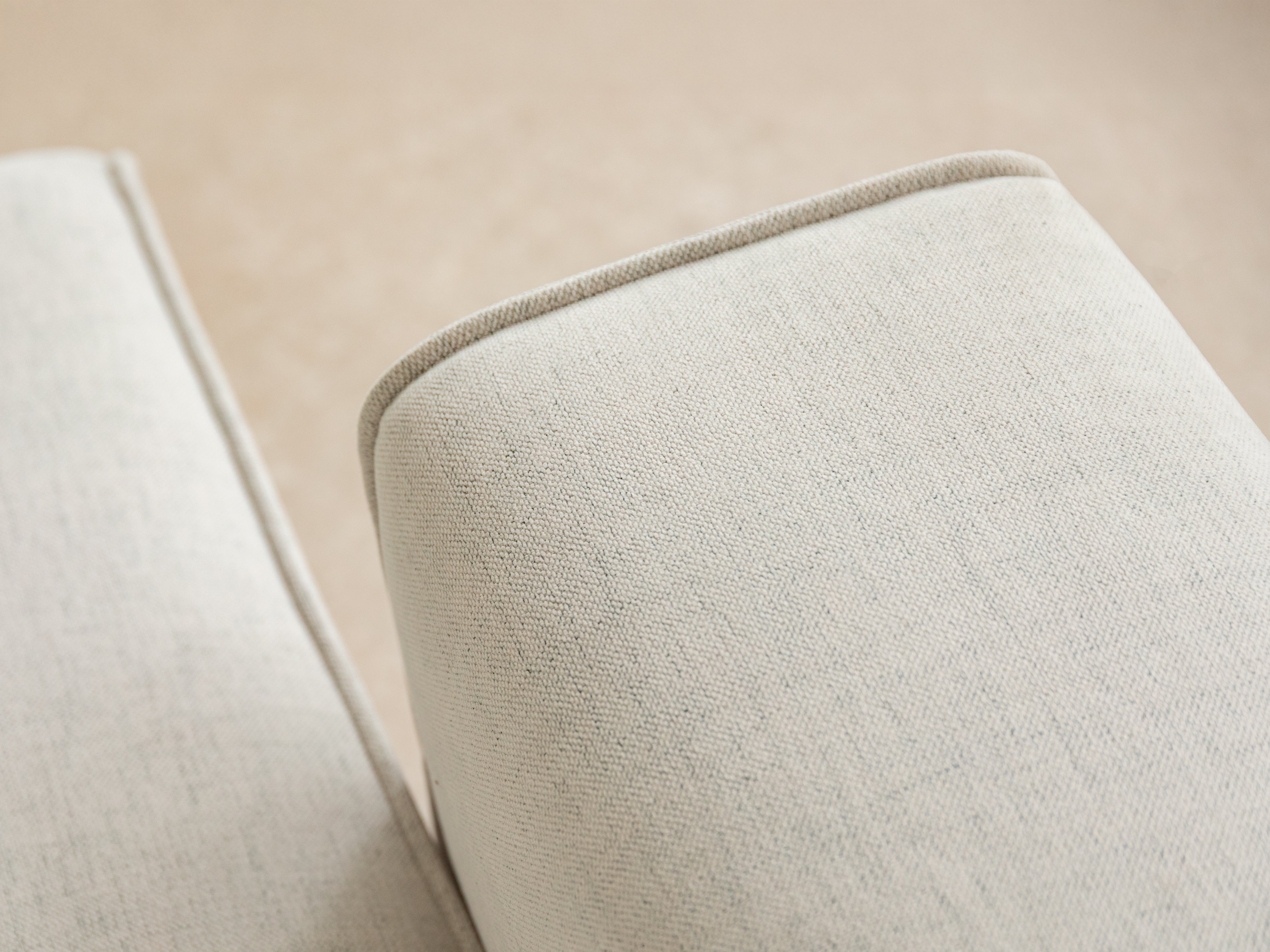 3-seater sofa with sleeping function VICTOR light beige chenille