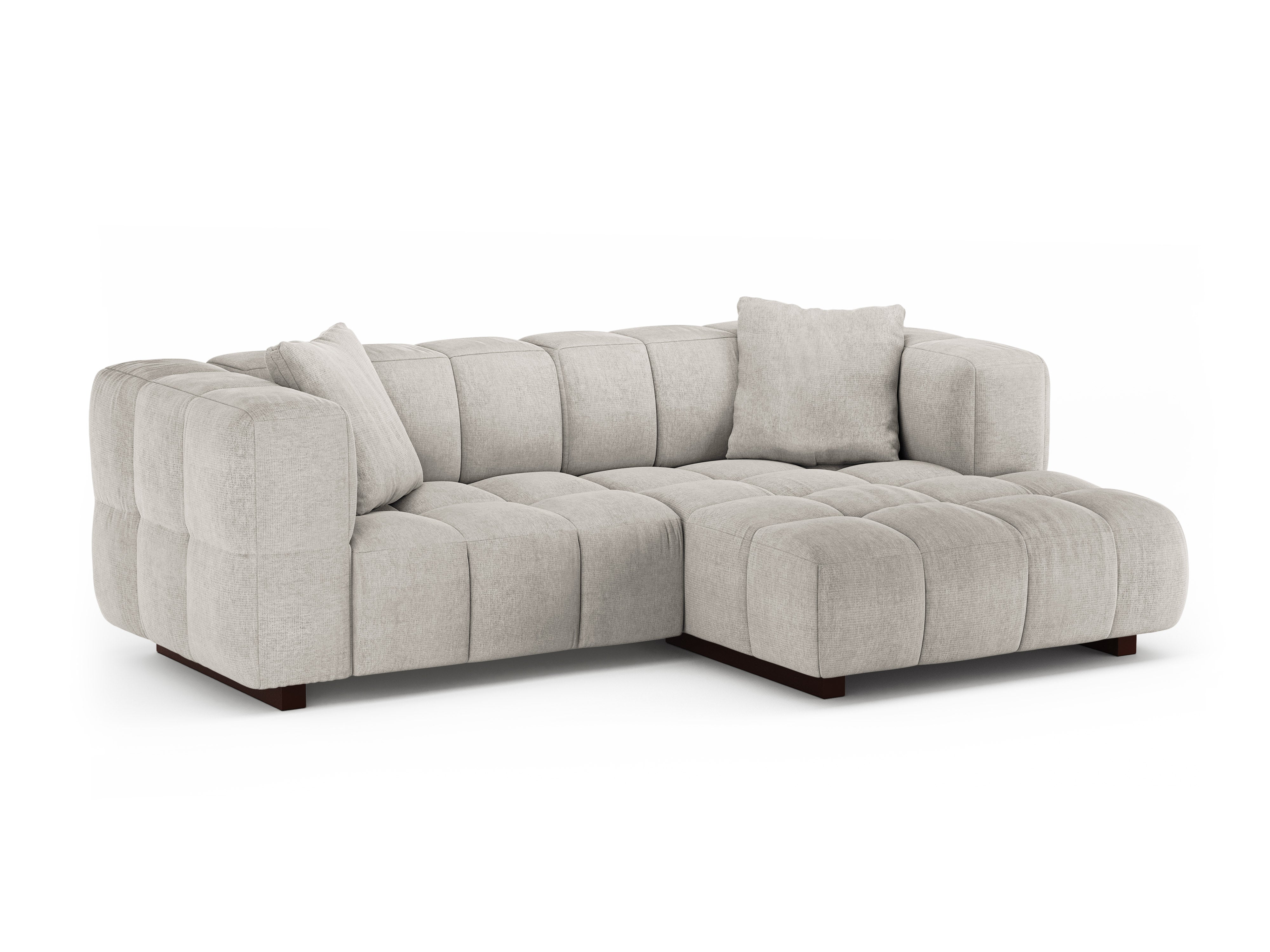 Right-facing corner sofa bed PUMA beige
