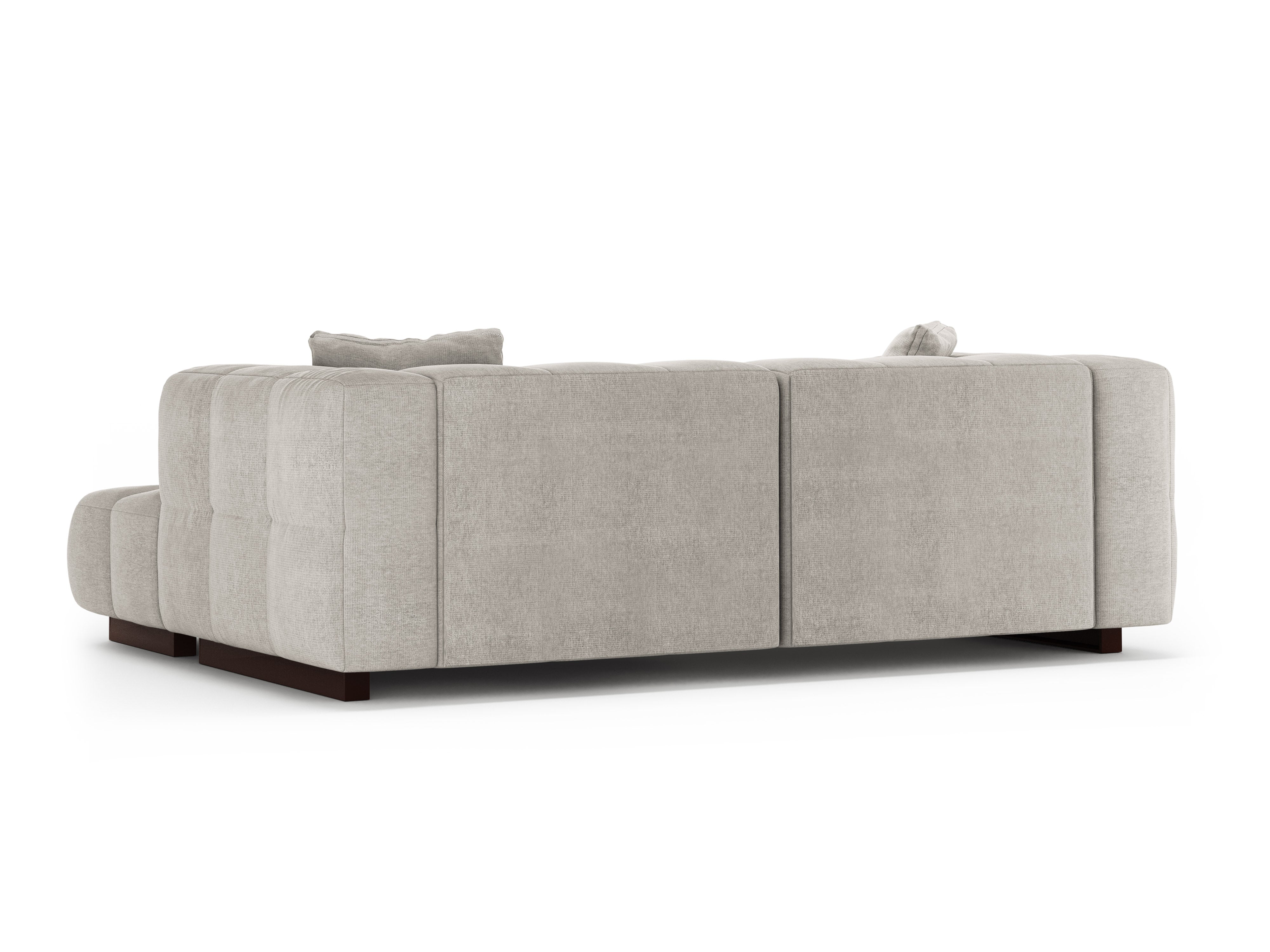 Right-facing corner sofa bed PUMA beige
