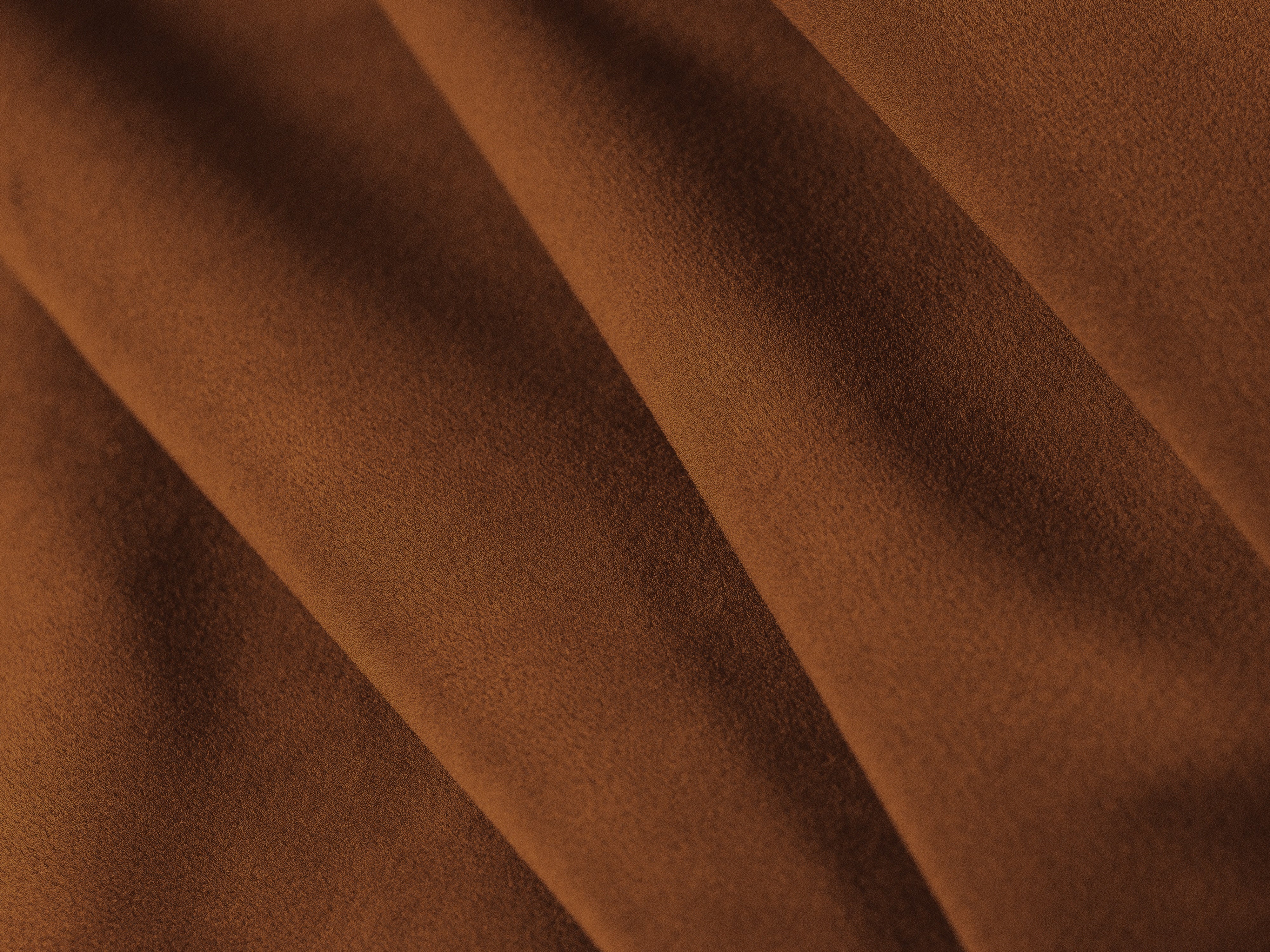 Hnedý pravostranný sametový rohový gauč pre 4 osoby s funkciou spania GLORIA