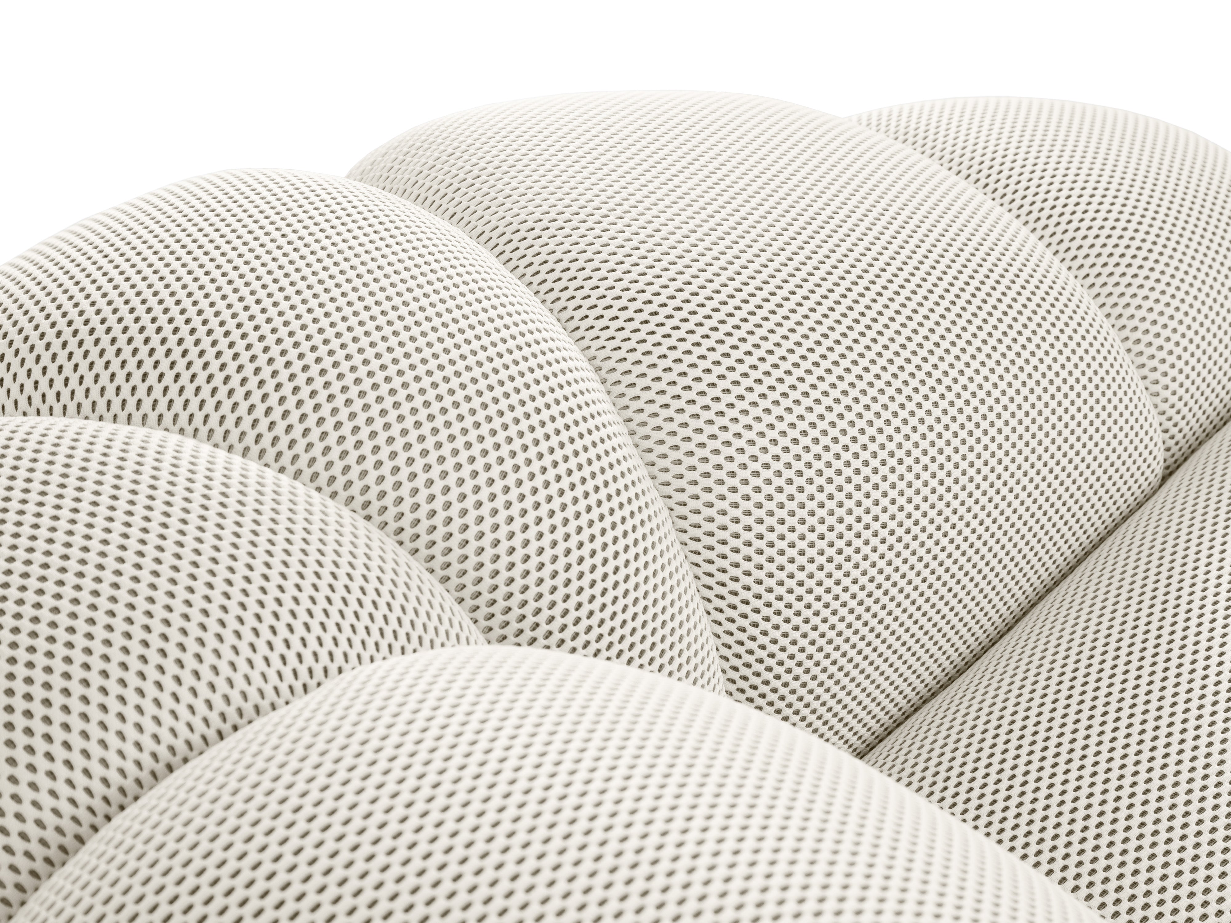 Right-facing 4-seater corner sofa DIANA light beige