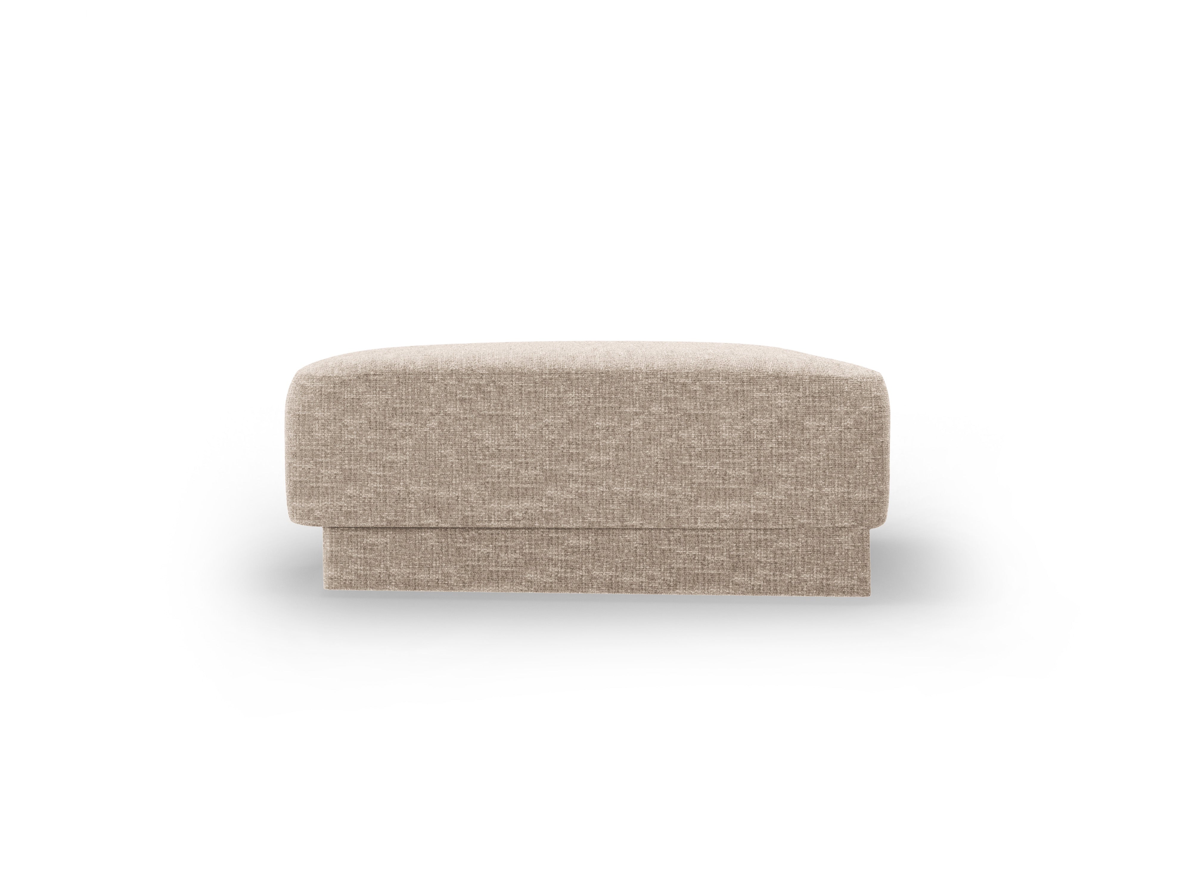 Pouf / module MILEY beige chenille