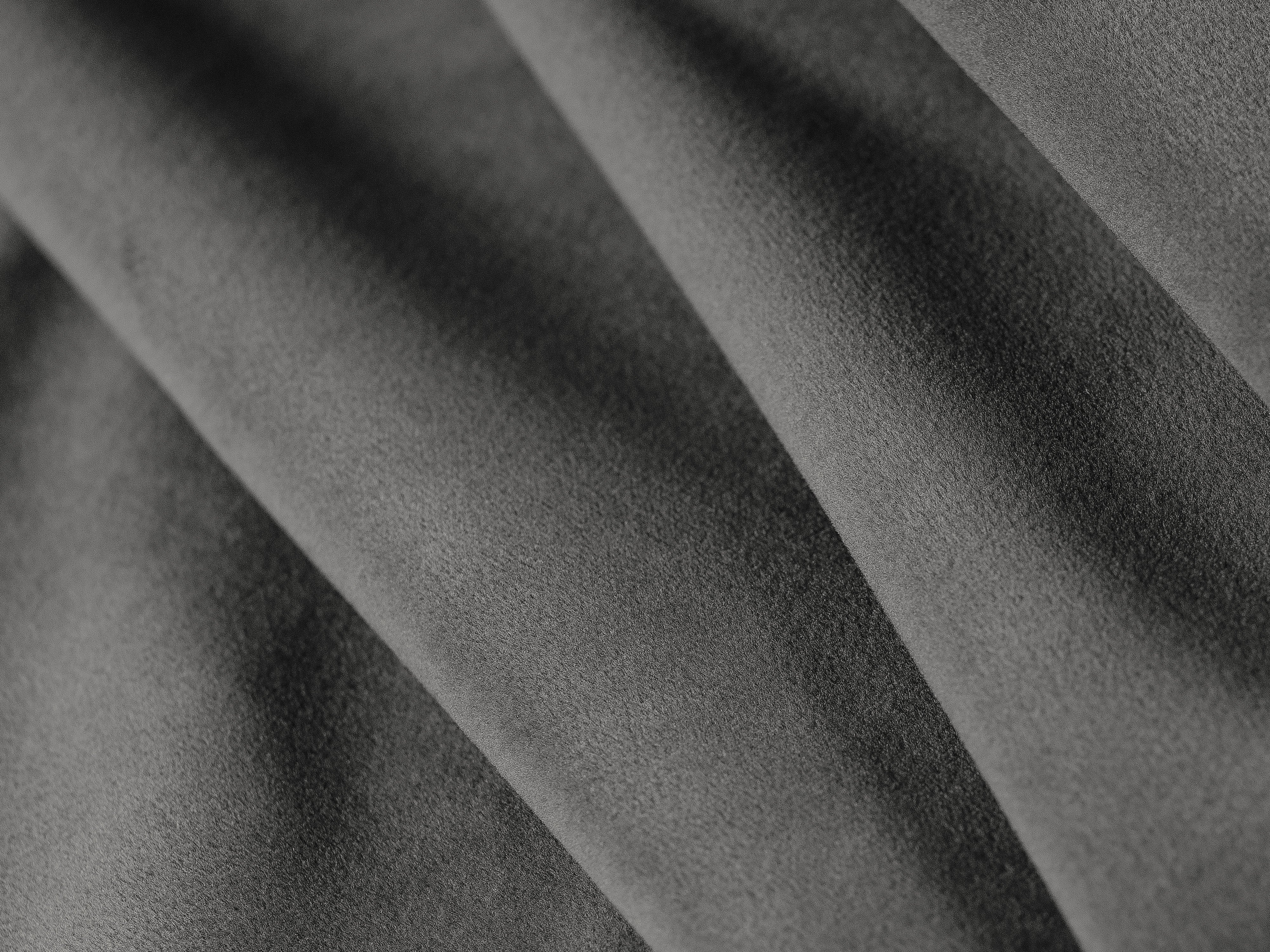 Velvet pouf KATE dark gray