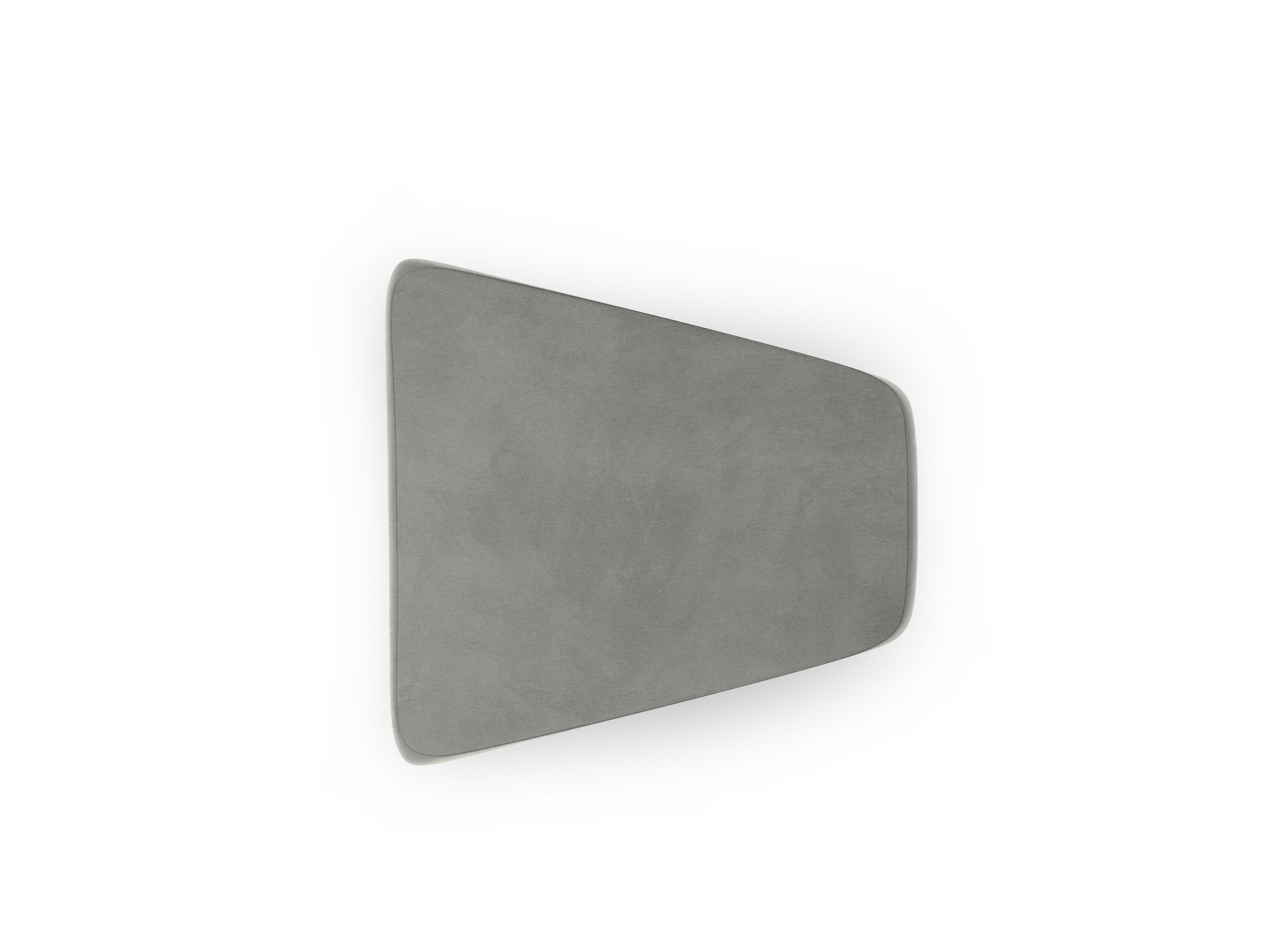 Puff / velvet module MILEY light gray